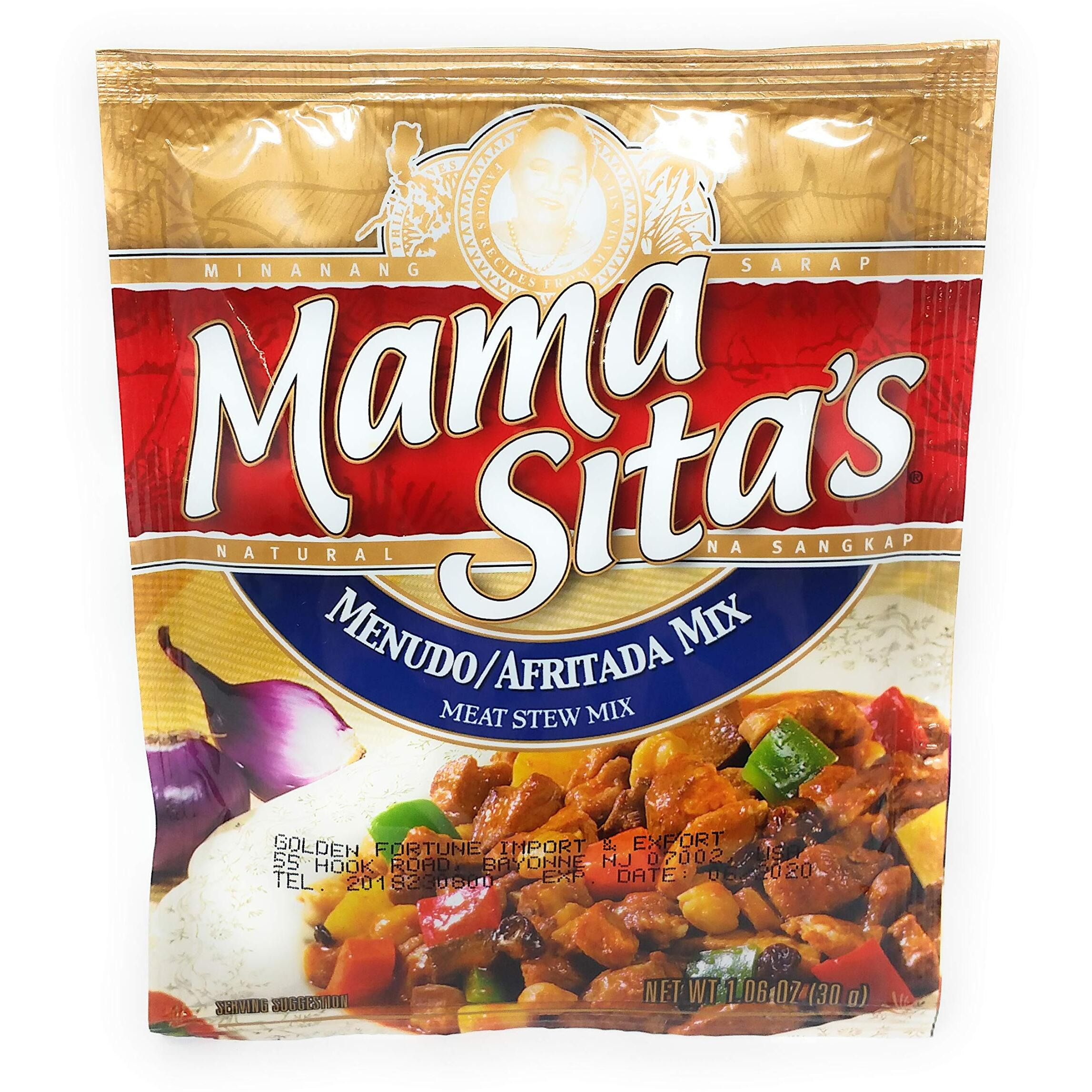 Mama Sita's Menudo/Afritada Meat Stew Mix, Five(5) Pack, 1.06 Oz(30G)