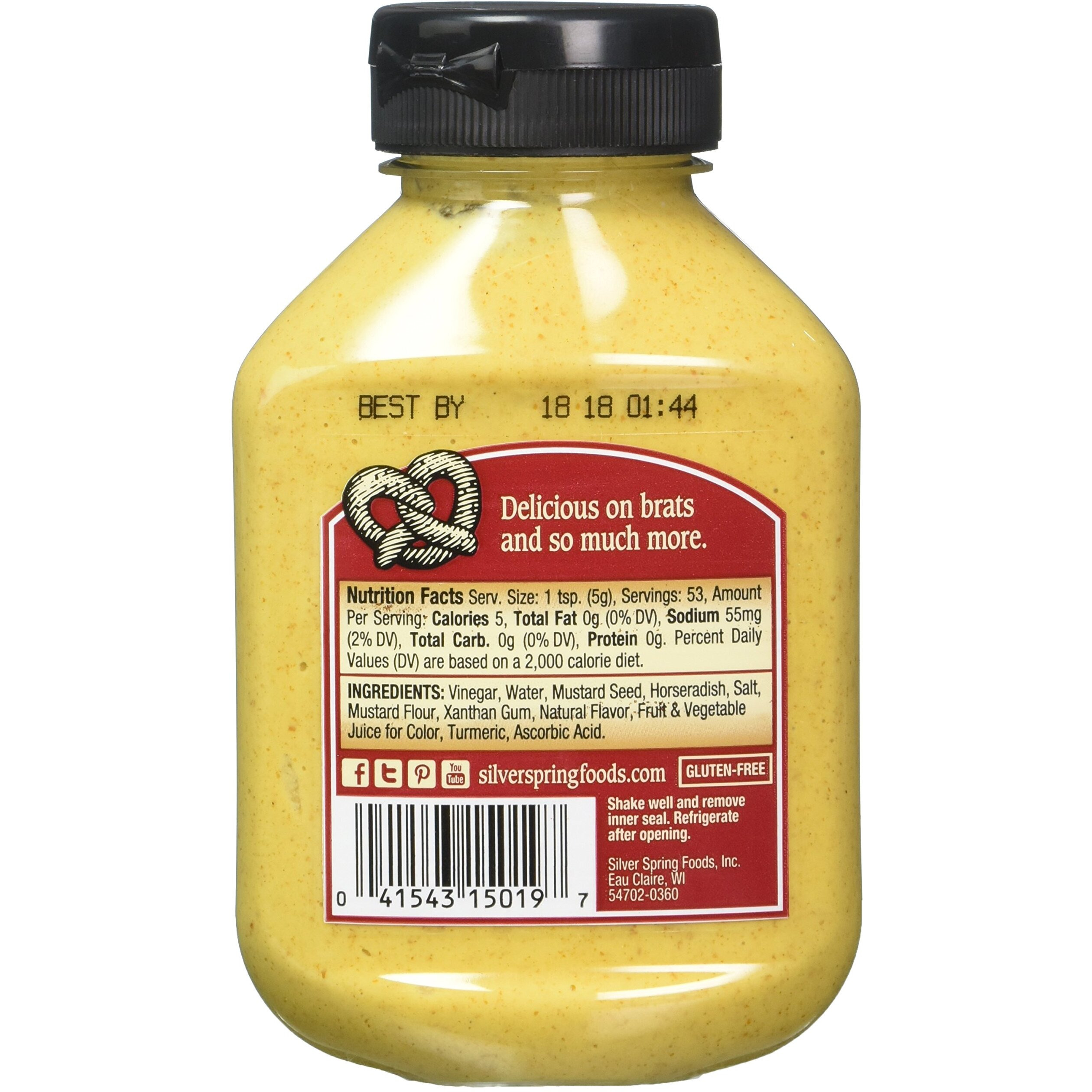 Silver Springs Mustard Beer & Brat, 9.48 Ounce (Pack Of 2)