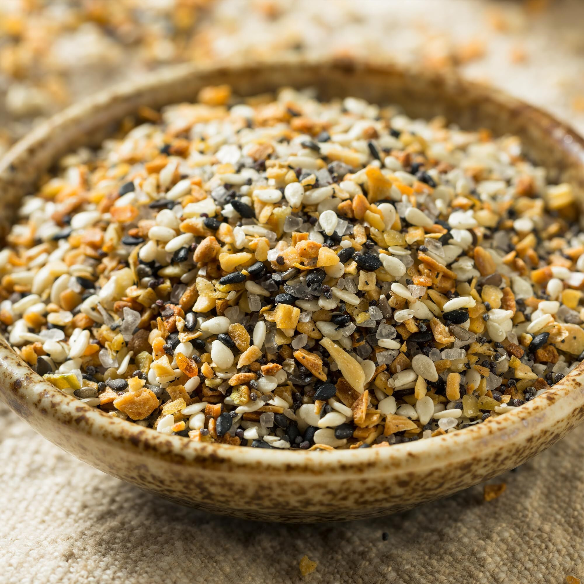 Pure Original Ingredients Everything Bagel Seasoning (1 Lb) Add Flavor & Texture, Mix Of Sesame Seeds, Garlic, Onion & Salt