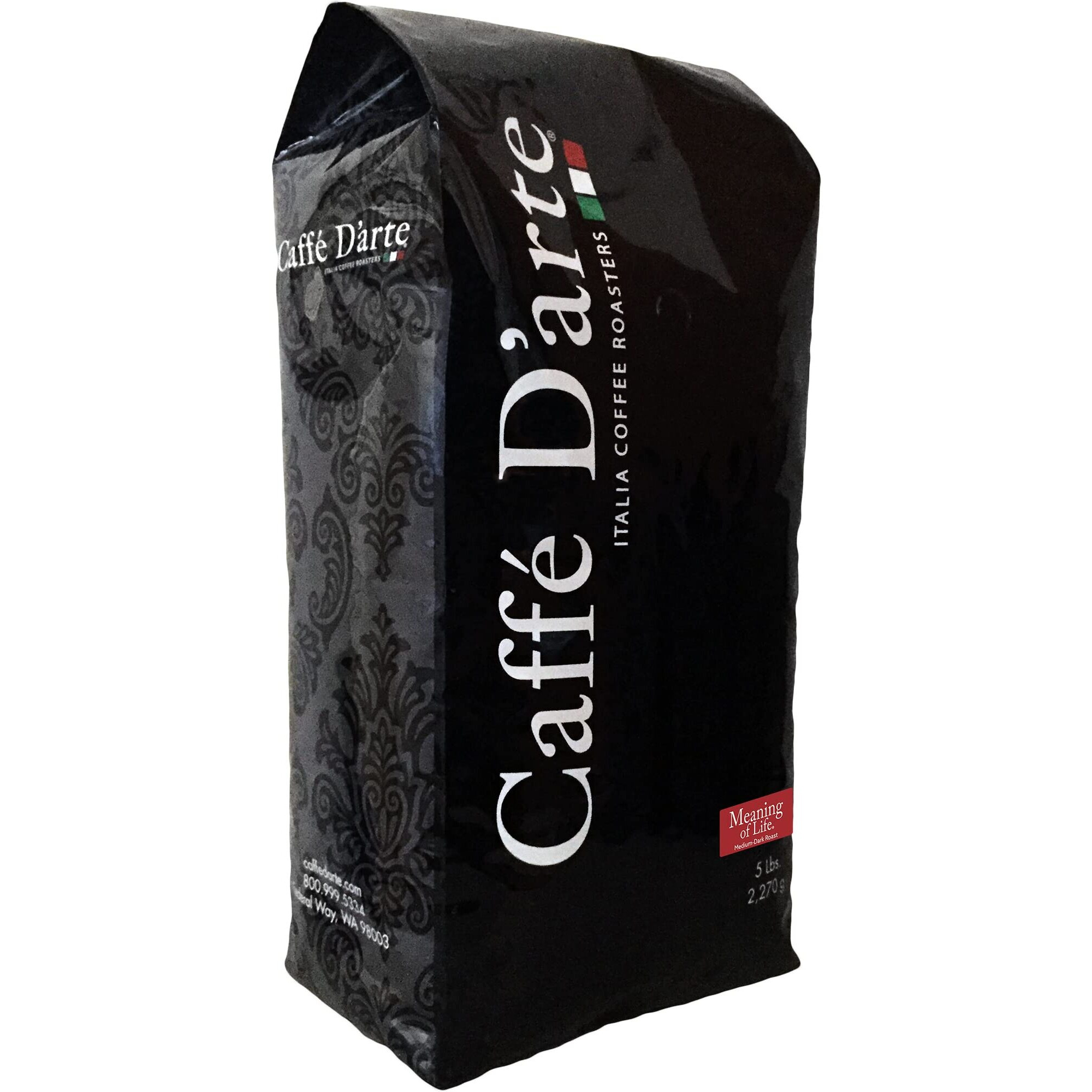Caffe D'Arte Meaning Of Life Ground Coffee, 5 Pound