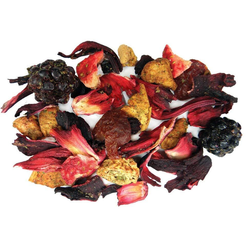 Very Berry Hibiscus Herbal Fruit Tea - Caffeine Free Loose Leaf Bulk Berries Herbs And Fruit - 5 Oz Pouch