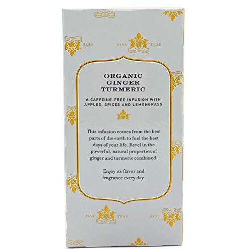 Harney & Sons Organic Tea Bags Ginger Turmeric, 20 Count