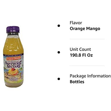 Nantucket Nectars - Orange Mango - 15.9 Oz (12 Plastic Bottles)