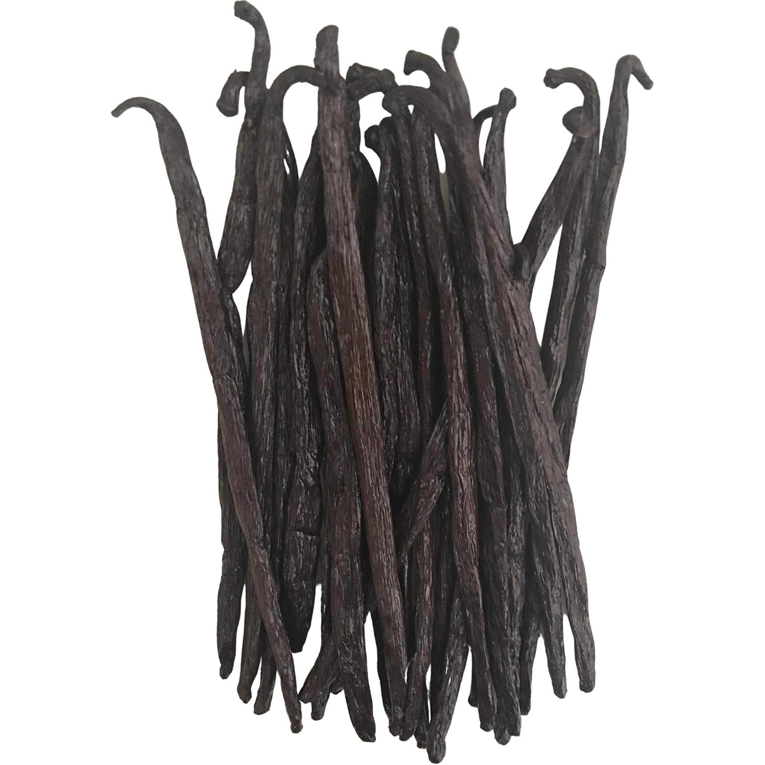 10 Organic Grade A Madagascar Vanilla Beans. Certified Usda Organic. 6""-7.5"" For Extract, Paste, Essence And Baking By Fitnclean Vanilla. Bulk Bourbon Fresh Non-Gmo Whole Gourmet Pods