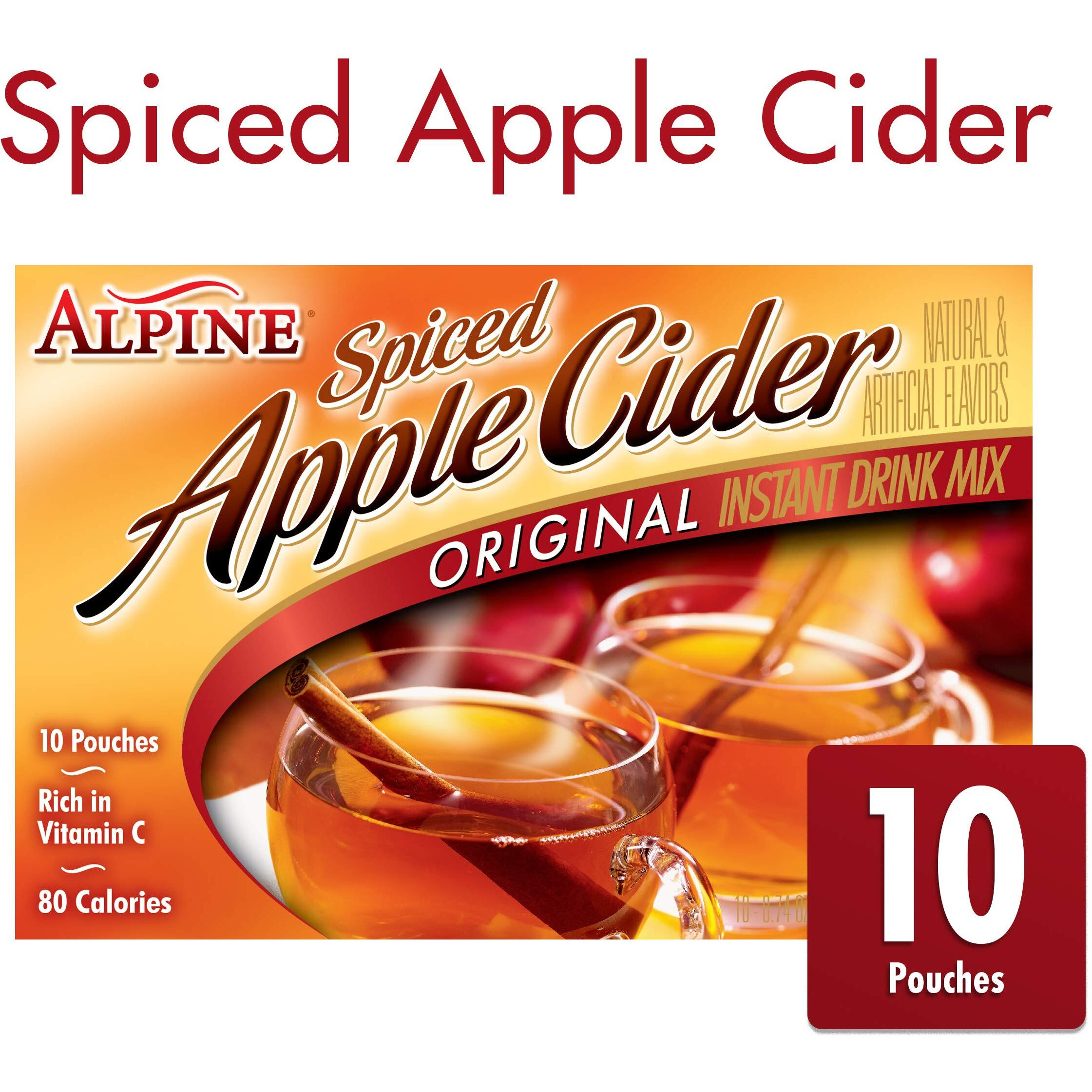 Alpine Spiced Cider Apple Flavor Drink Mix, 10 Pouches (Pack Of 1)