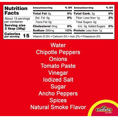 La Costea Diced Chipotle Peppers, 8.11 Ounce Jar (Pack Of 3)