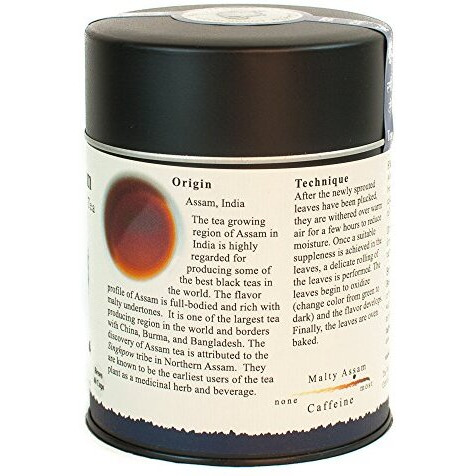 The Tao Of Tea, Malty Assam Black Tea, Loose Leaf, 3.5-Ounce Tins (Pack Of 2)