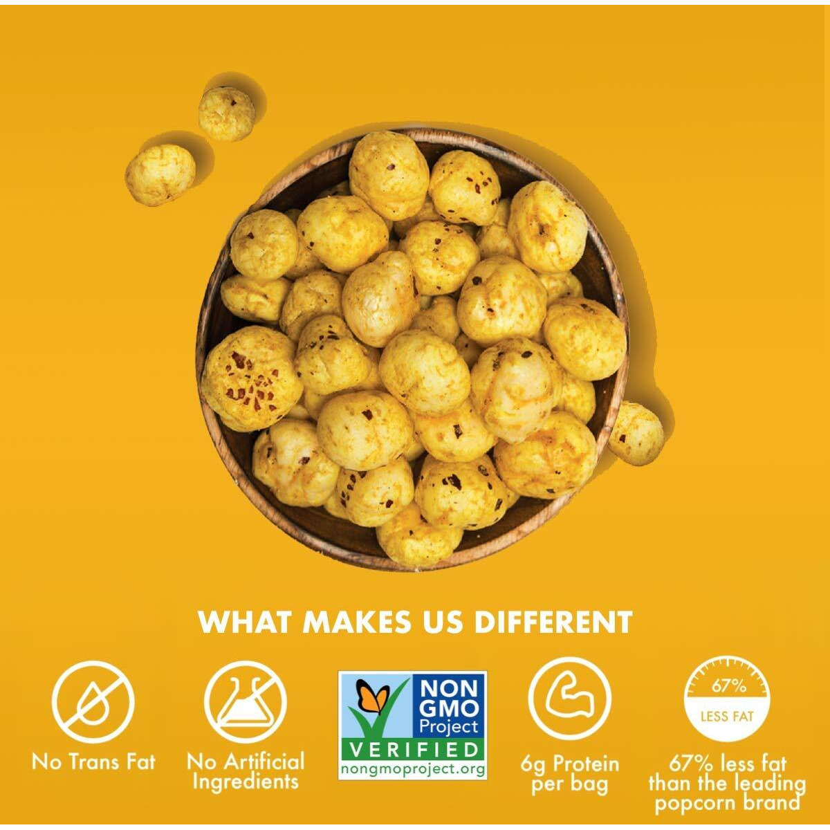 Taali Tikka Masala Water Lily Pops (10-Pack) - Savory Flavor From India | Crunchy Superfood Snack | Protein-Rich Roasted Pops | Gluten Free, Non Gmo | Individual 0.8 Oz Bags