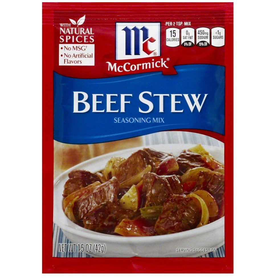 Mccormick Beef Stew Seasoning Mix (Pack Of 3) 1.5 Oz Packets