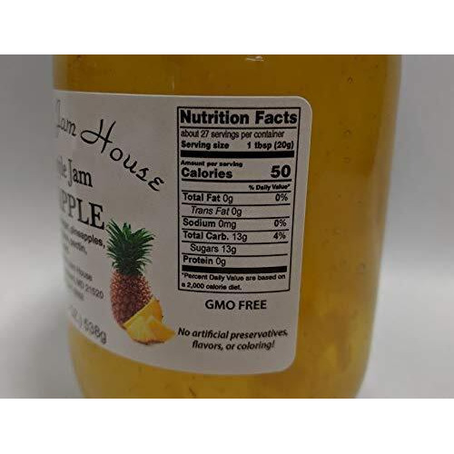 Homestyle Pineapple Jam - One Pint - Grandma's Jam House