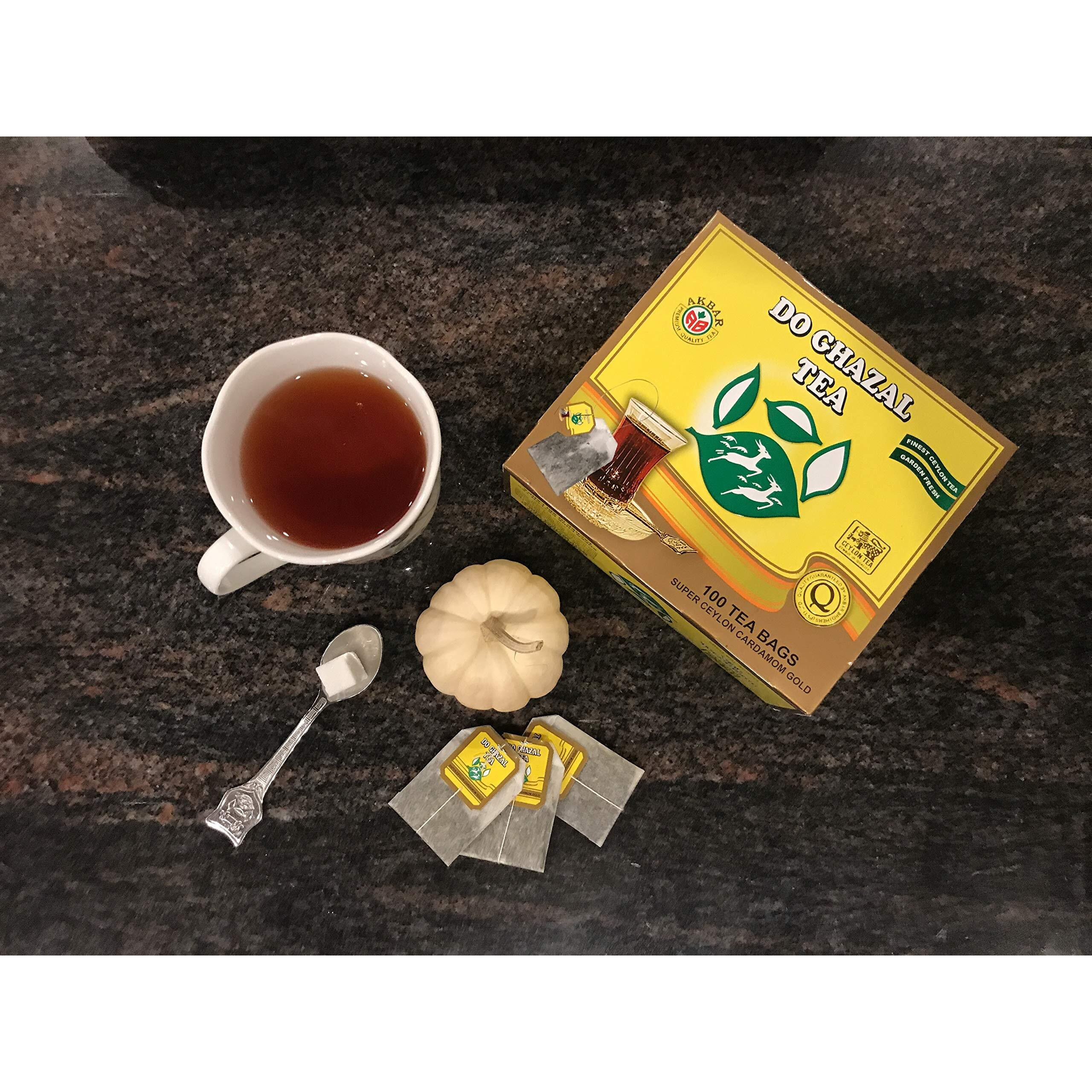 Do Ghazal Super Ceylon Cardamom Tea Bags - 100 X 2G Teabags