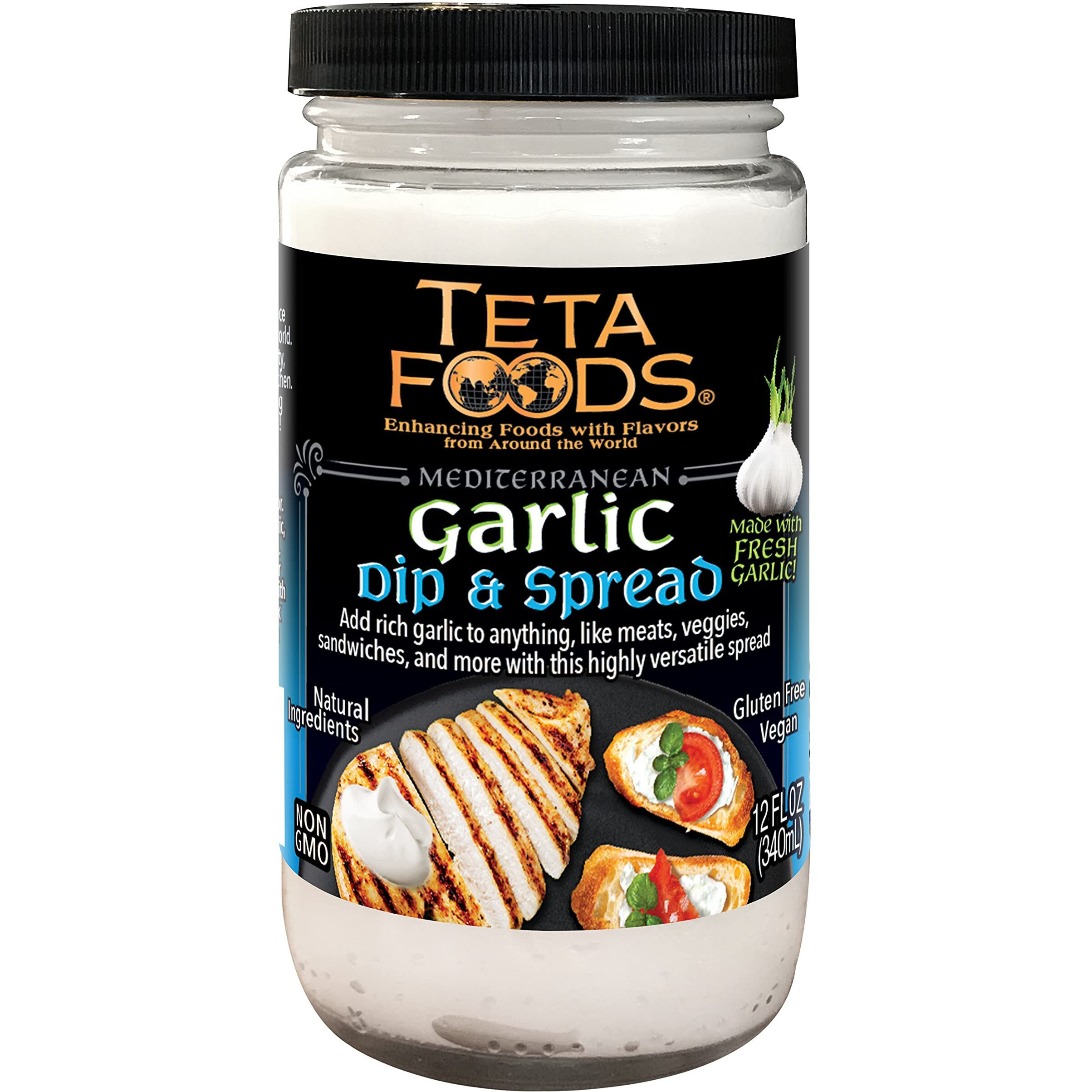 Mediterranean Garlic Dip & Spread 12 Oz (1)