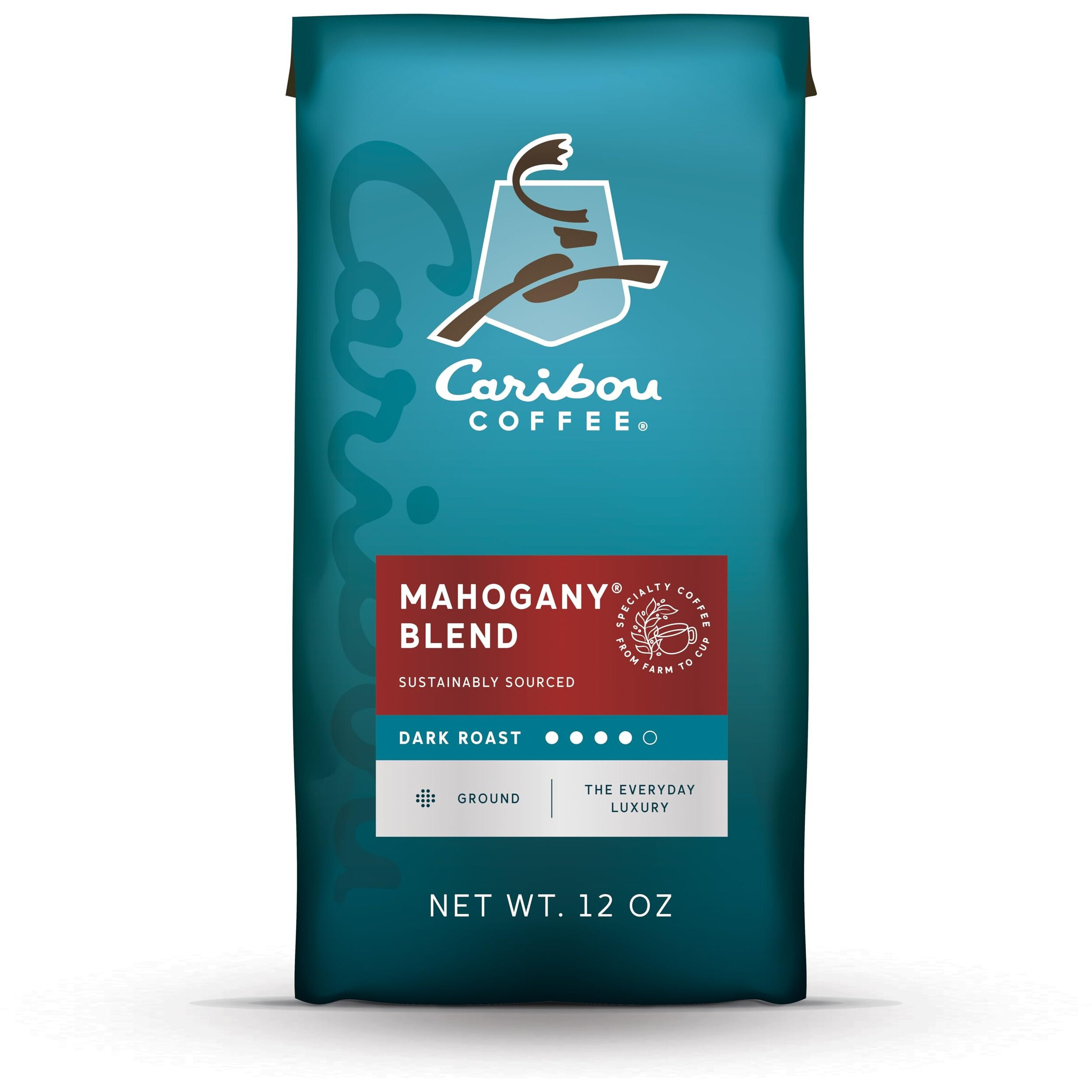 Peet's Coffee Caribou Coffee Mahogany Ground, 12 Oz