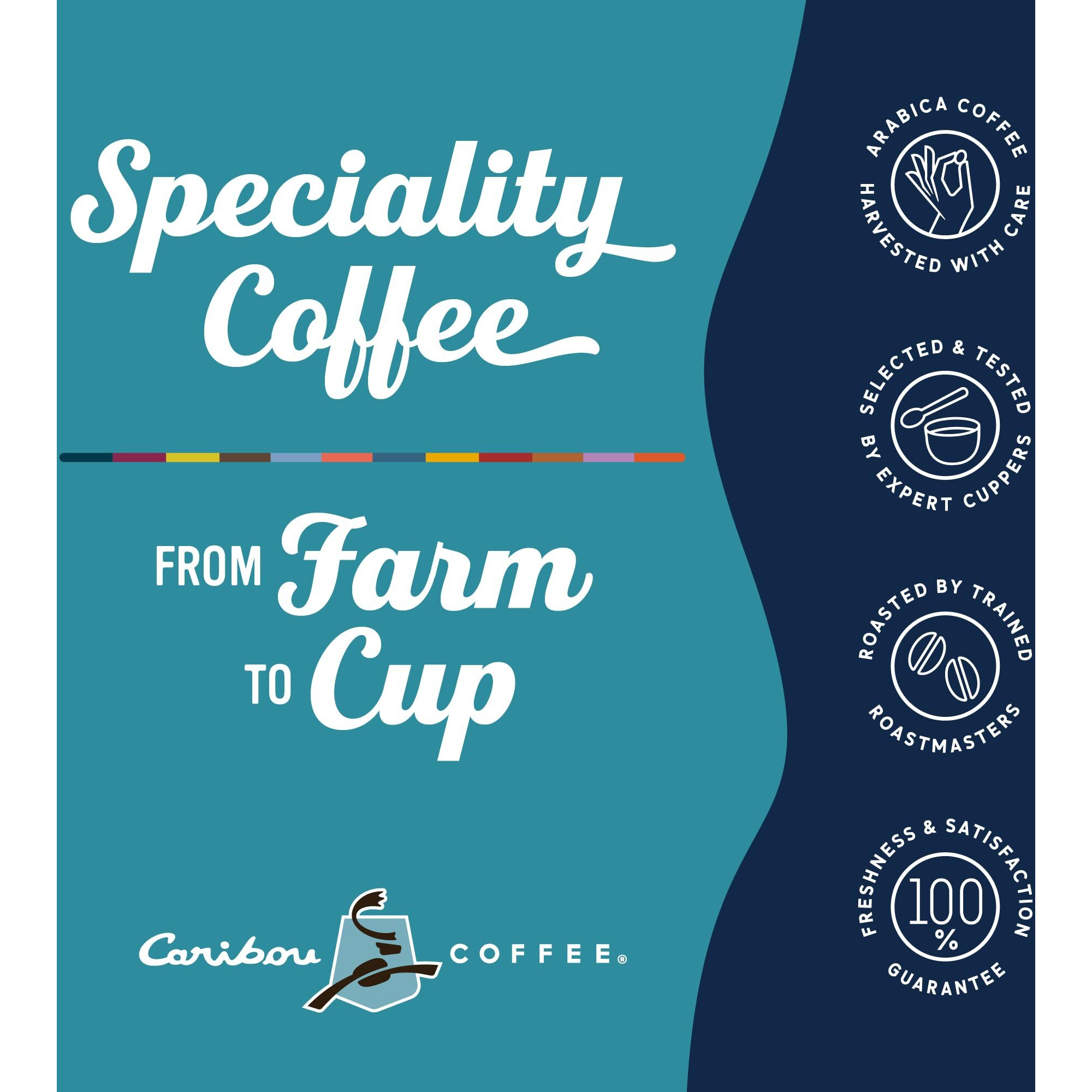 Peet's Coffee Caribou Coffee Mahogany Ground, 12 Oz