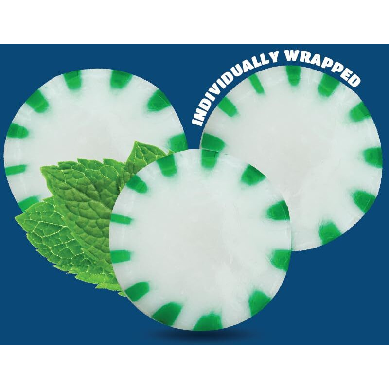 Arcor Starlight Mints Hard Candy Spearmint Flavor - Bulk Pack 2 Pounds (About 150 Count)