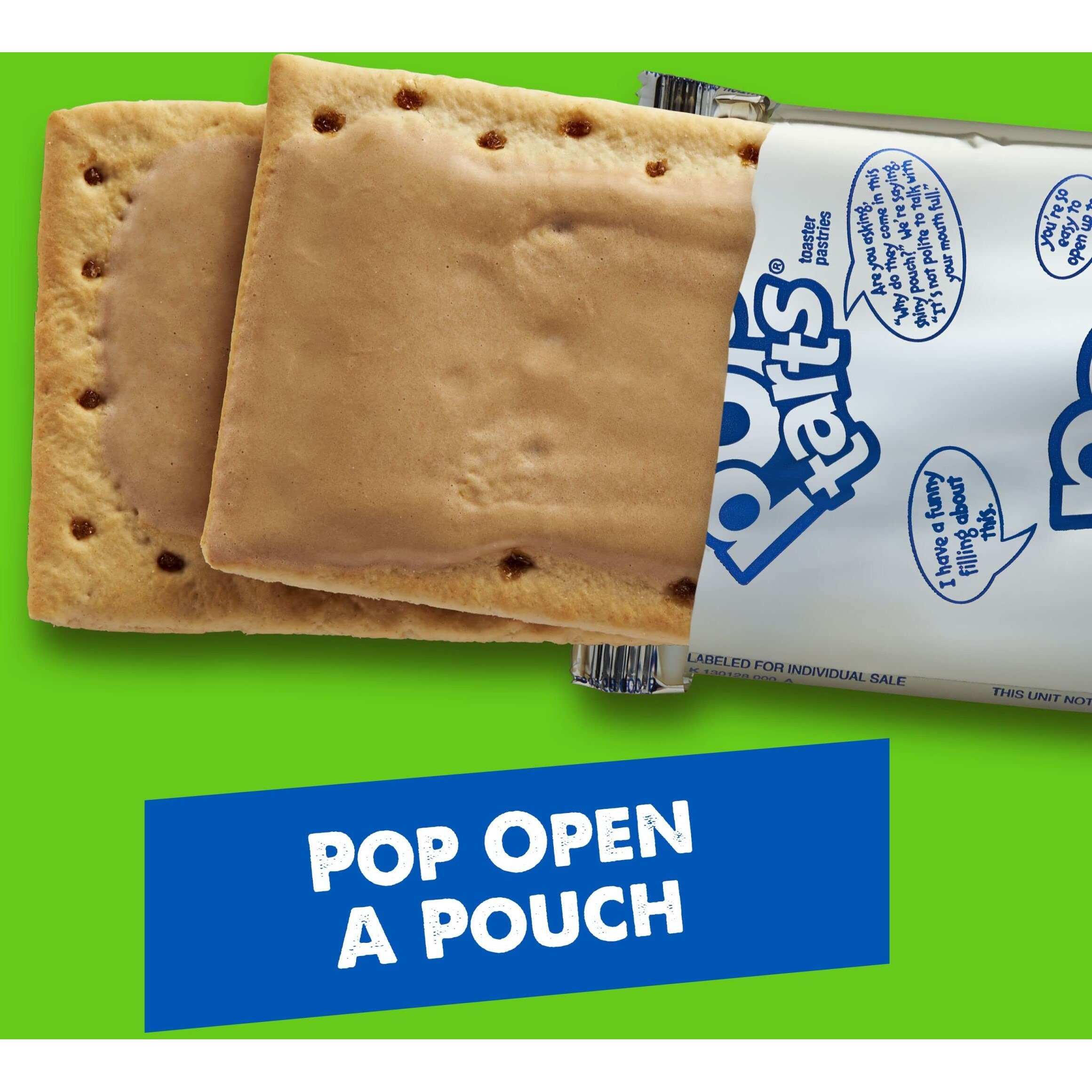 Pop-Tarts Toaster Pastries, Breakfast Foods, Kids Snacks, Frosted Brown Sugar Cinnamon, 20.3Oz Box (12 Pop-Tarts)