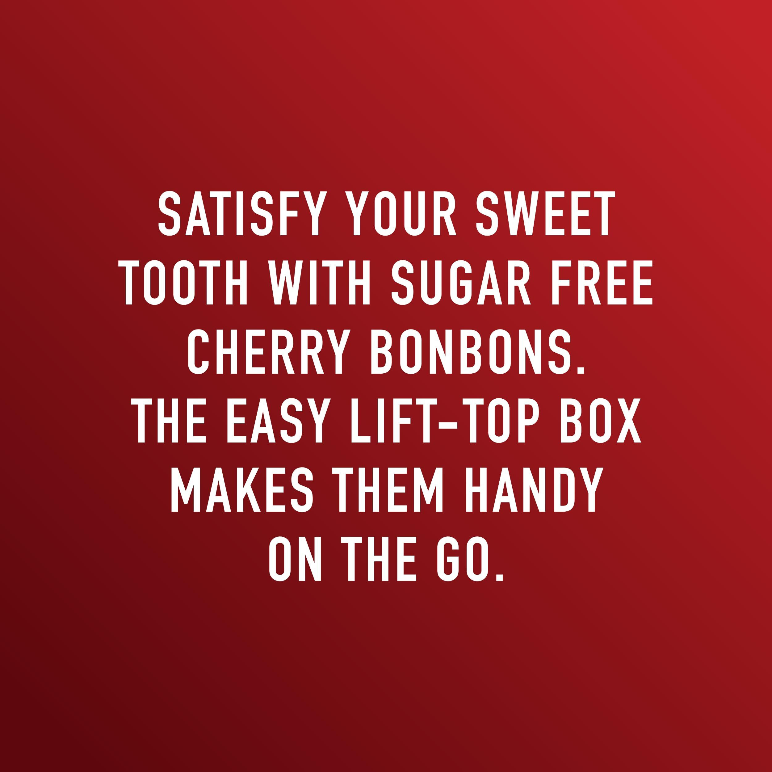 Swiss Imports Sugar Free Bonbons Hard Candy Drops, Cherry, 1.4 Oz/ 40G Box, 9 Pack