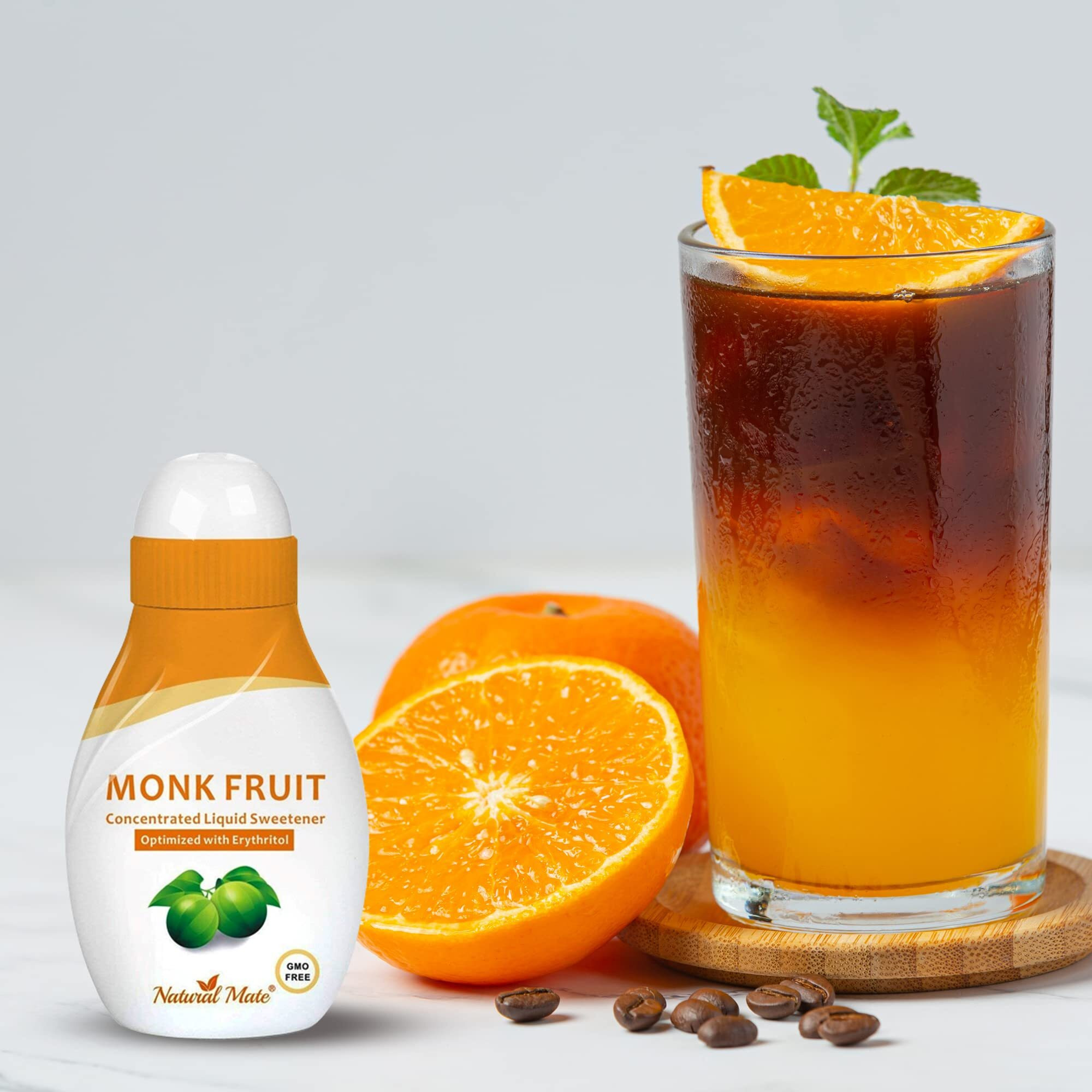 Monk Fruit Liquid Sweetener Made With 100% Monk Fruit Extract And Optimized With Erythritol - 0.9 Fl Oz (26.5 Ml) (0.9Oz (26.5Ml)-1 Pack)