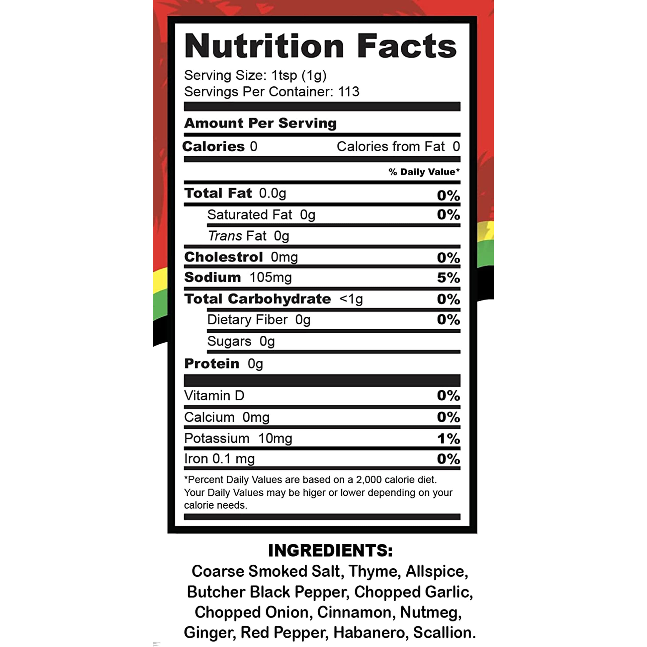 Caribbean Kitchen Hot Jerk Seasoning (4 Oz) 100% Authentic Premium Jamaican Seasoning | Healthy Gourmet Spice Blend For All Foods - Kosher, Low Sodium, Non-Gmo, No Msg, Gluten-Free, Vegan, Health And Wellness Approved.