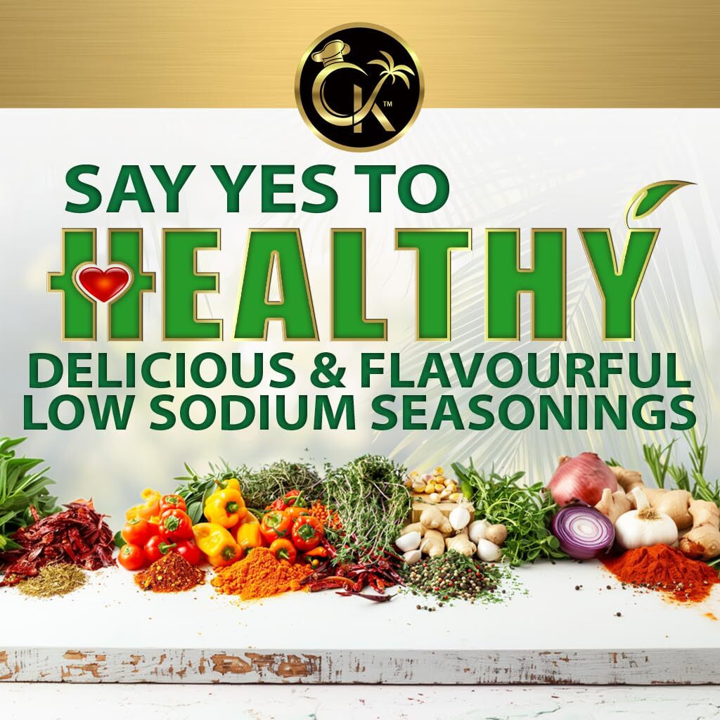 Caribbean Kitchen Meat Seasoning (4.05 Oz) -100% All Natural Premium Ingredients | Healthy Gourmet Spice Blend For All Foods - Kosher, Low Sodium, Non-Gmo, No Msg, Gluten-Free, Vegan, Health And Wellness Approved.