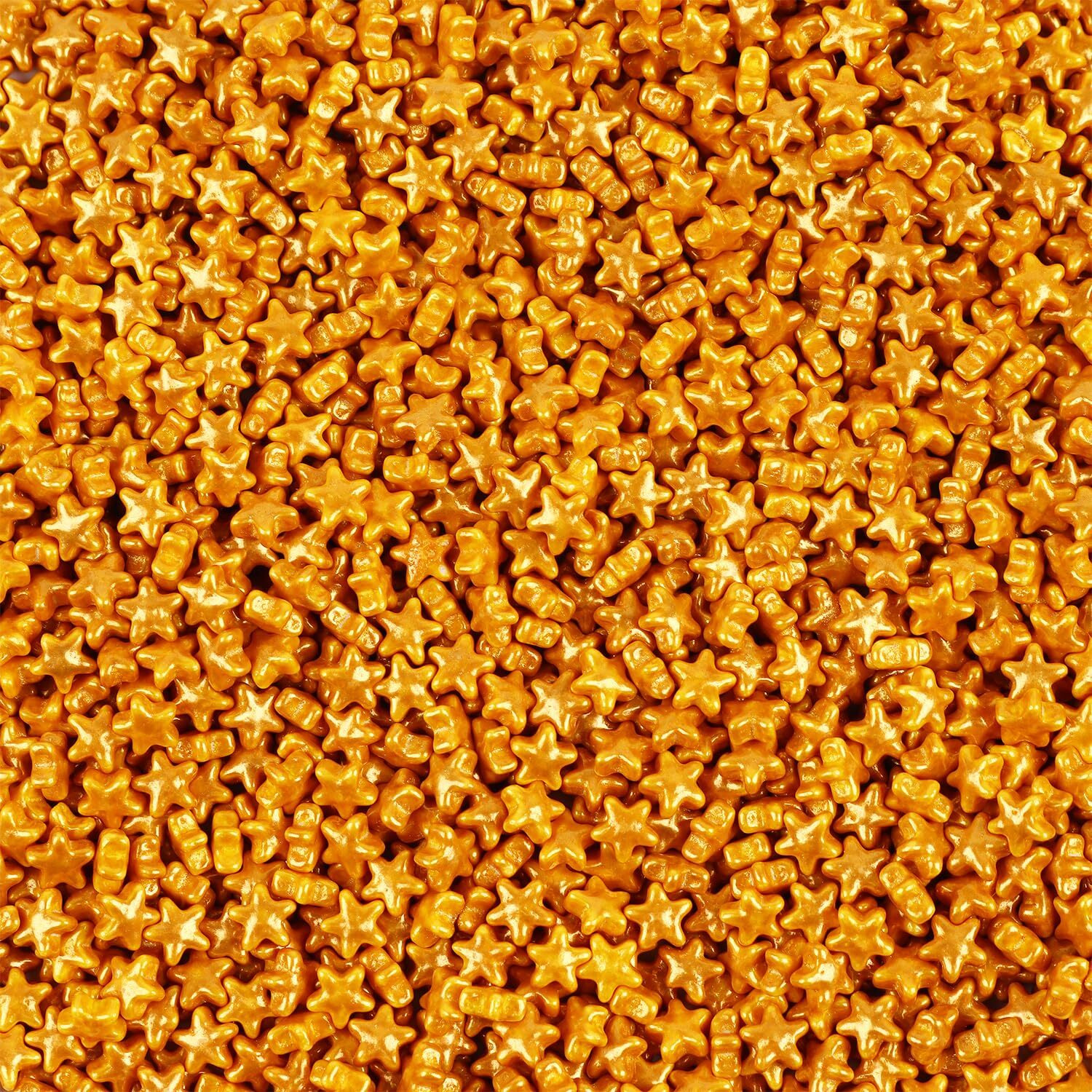 Cobakey Gold Star Sprinkles For Cake Sprinkles, Edible Stars Sprinkles For Cupcakes Toppers, Gold Sprinkles 3.5Ounce Sugar Pearl Ice Cream, Candy, Cookie Decorations For Wedding Party Celebrations