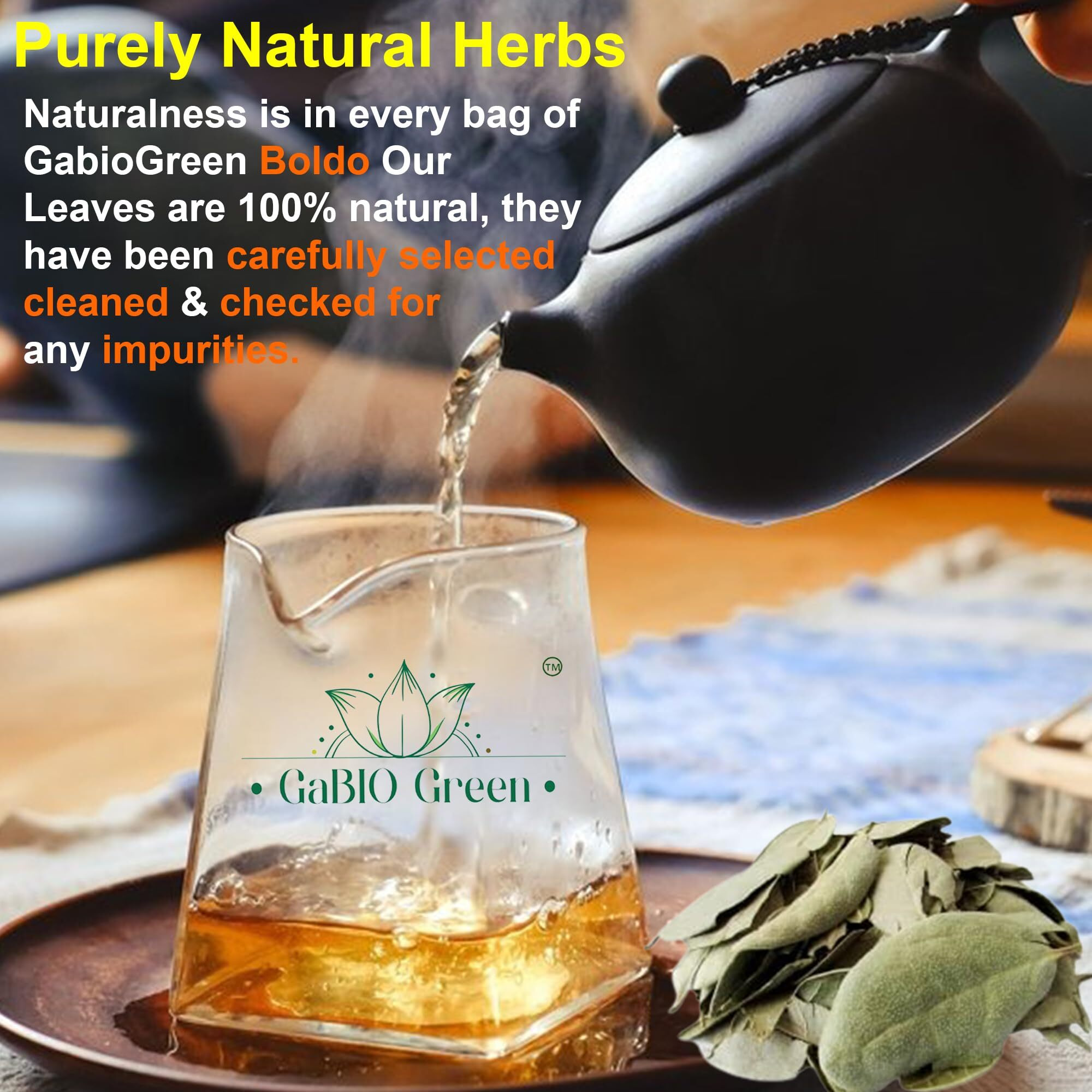 Boldo Dried Leaves, (3Oz/85 Gr) Whole Boldo Leaf, 100% Natural Detox, Hojas De Boldo, Peumus Boldus Herbal Tea, Boldo Tea, Packaged In The Usa (3Oz)