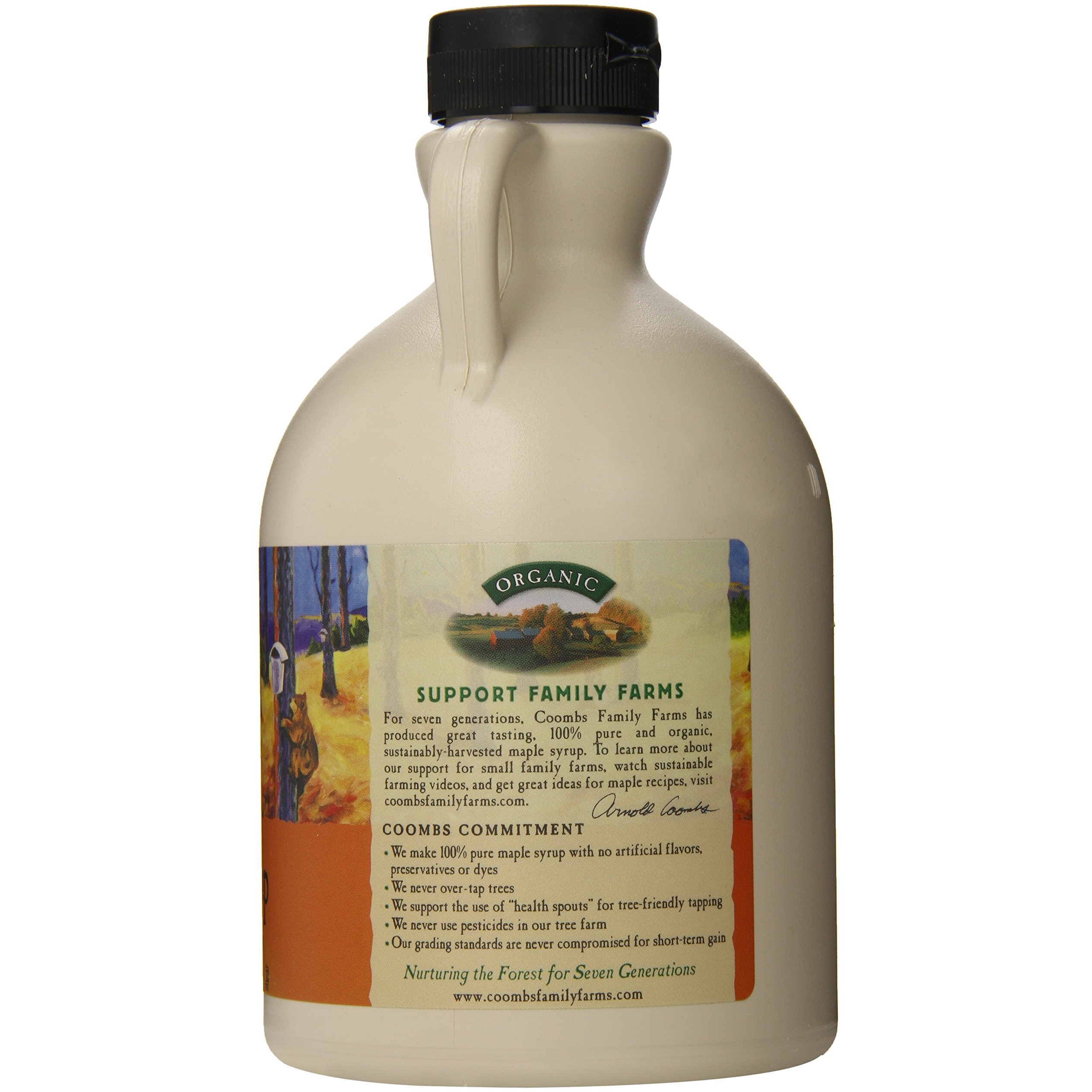 Coombs Family Farms Maple Syrup, Organic Grade A, Amber Color, Rich Taste, 32 Fl Oz
