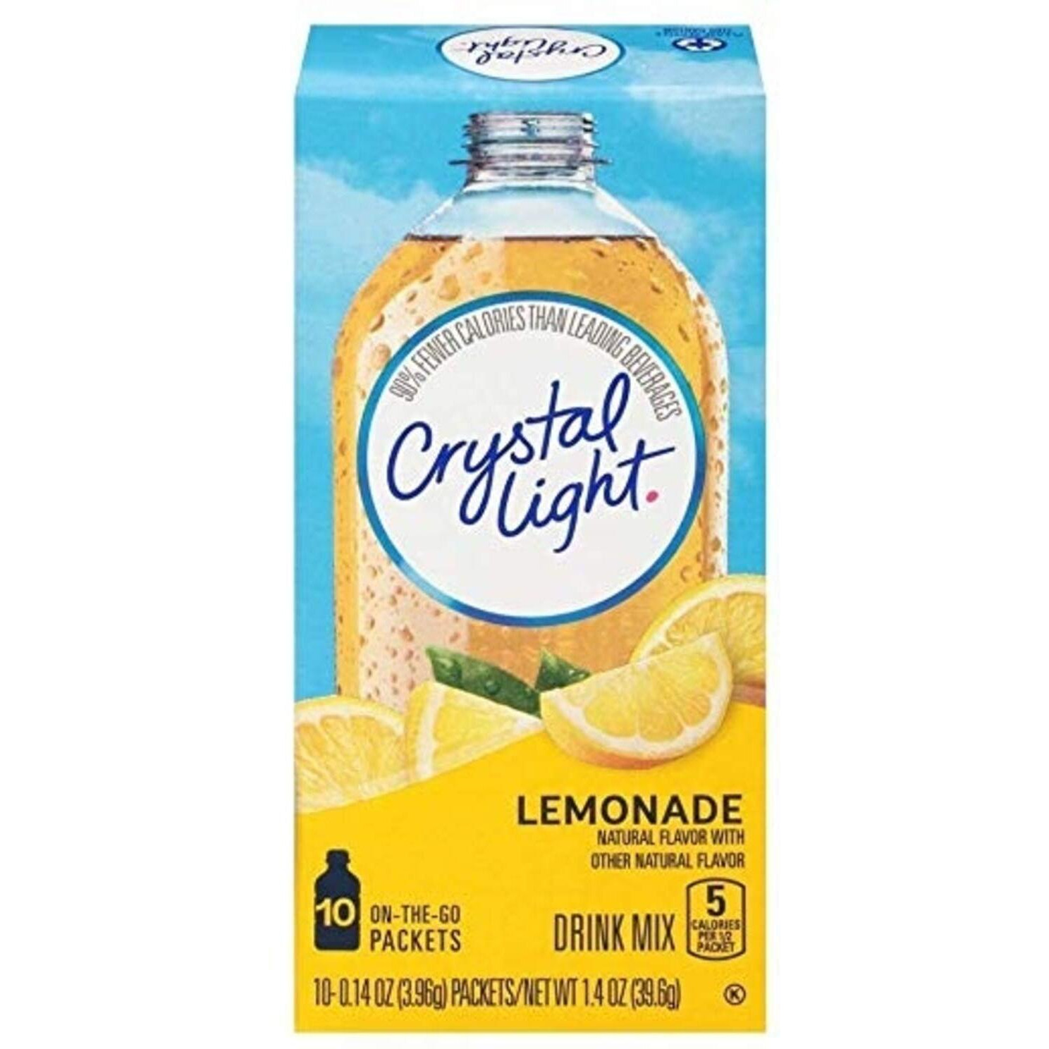 Crystal Light Lemonade, 10 On-The-Go Packets (Pack Of 4)