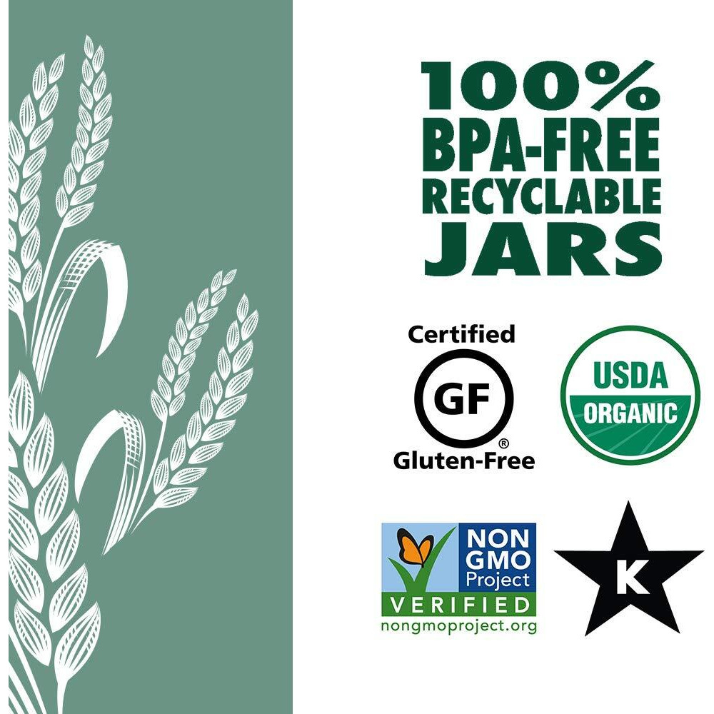 Riceselect Organic Texmati White Rice, Long Grain, Gluten-Free, Non-Gmo, 32 Oz (Pack Of 4 Jars)