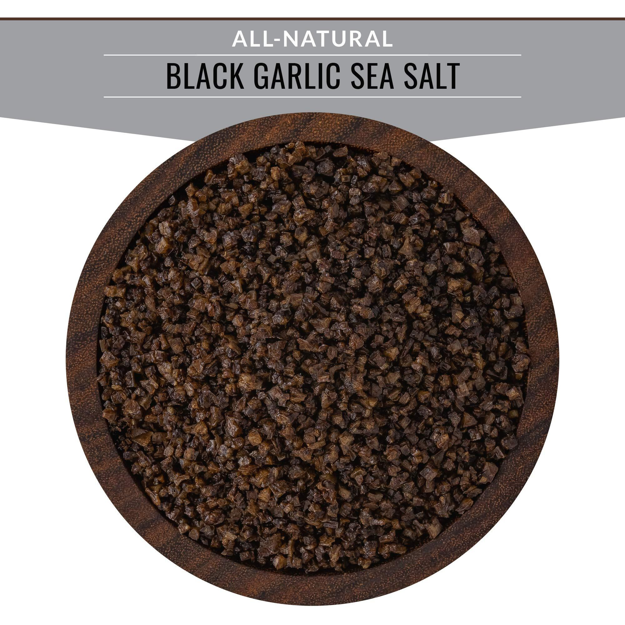Artisan Salt Company Fusion Naturally Flavored Black Garlic Sea Salt, Zip-Top Pouch, 4 Ounce