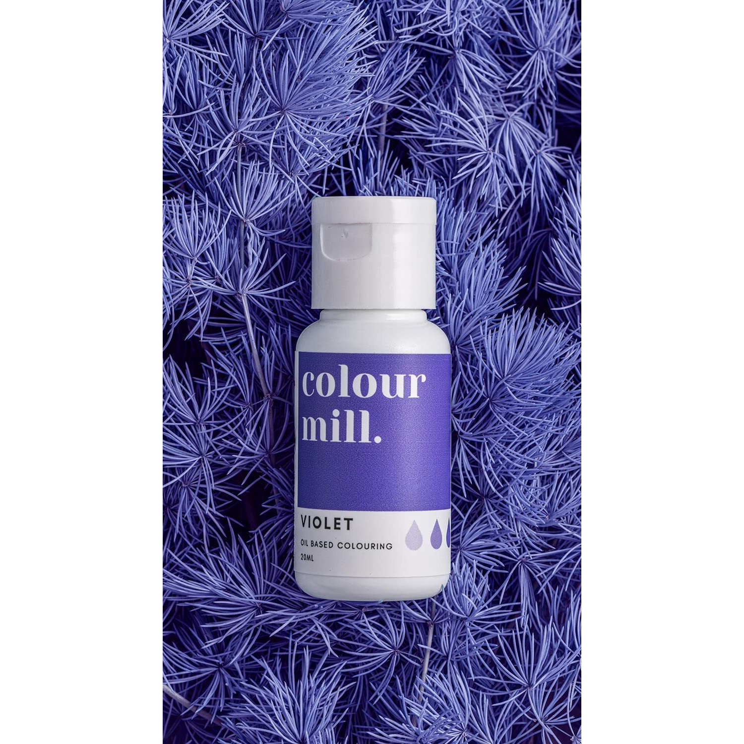 Colour Mill Oil-Based Food Coloring, 20 Milliliters Violet