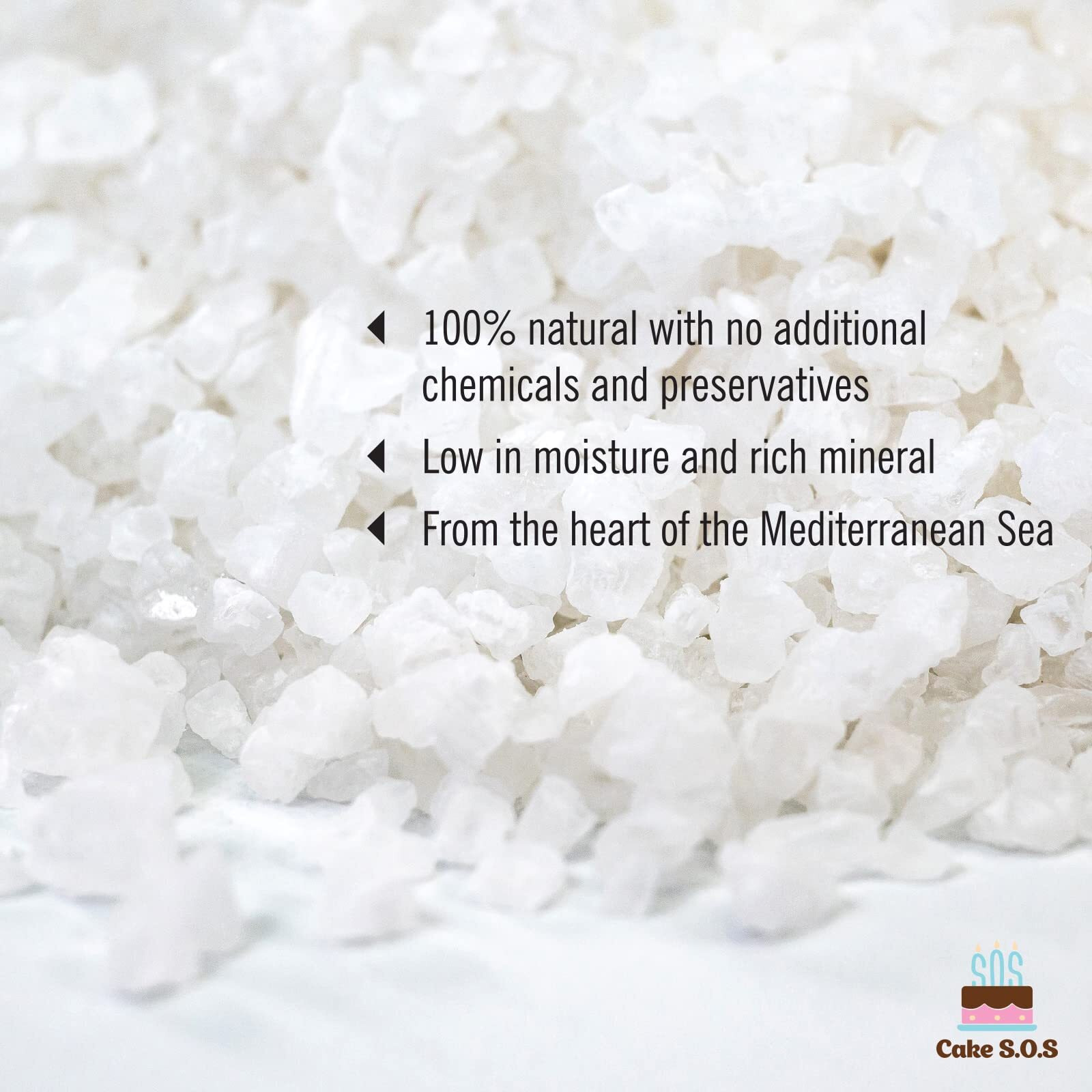 Premium Atlantic Sea Salt, Extra Coarse Grain 2 Lb.