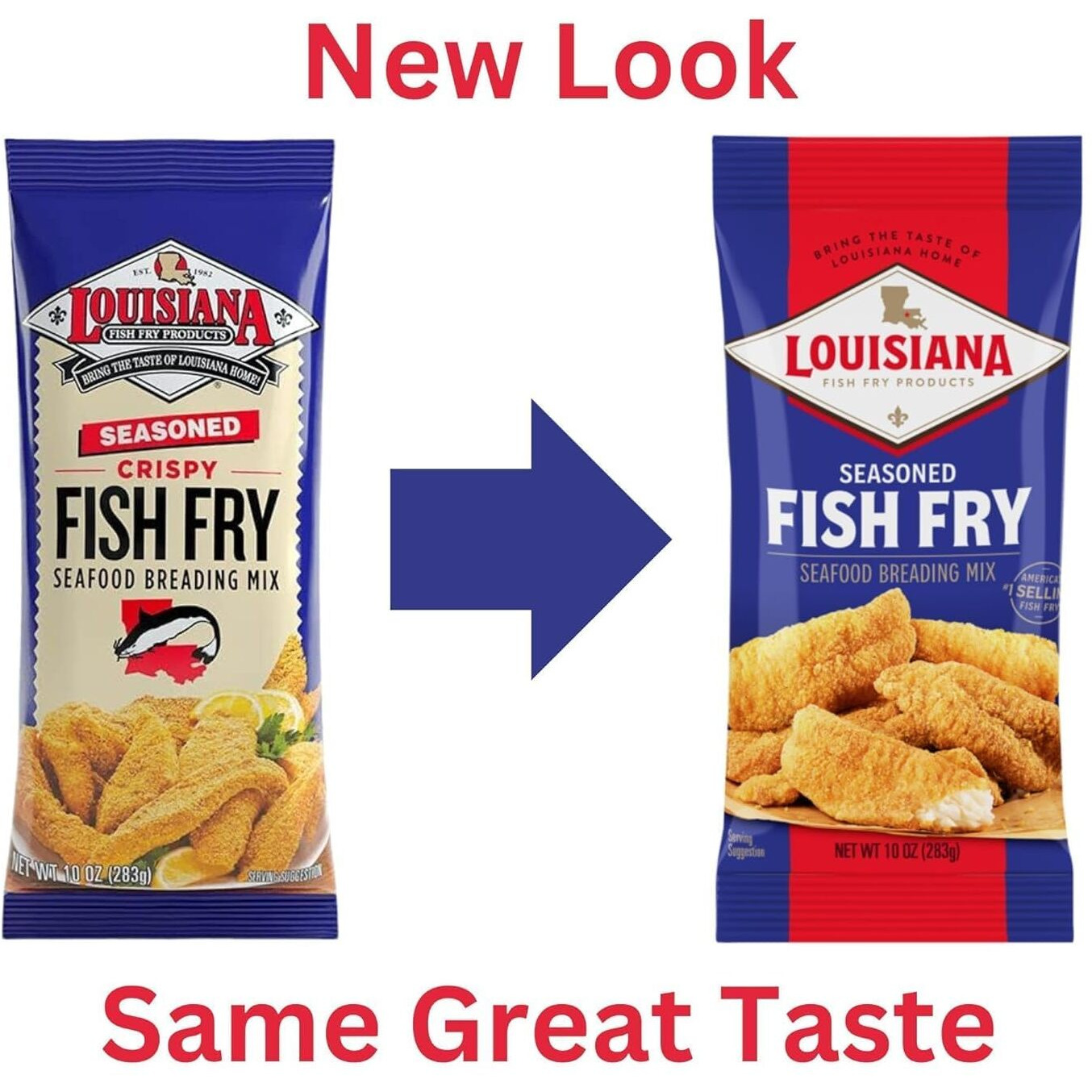 Louisiana Fish Fry Products Seasoned Fish Fry, 10 Oz (Pack Of 12)