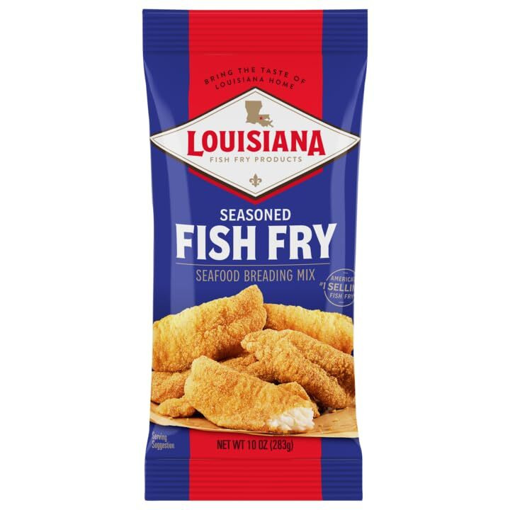 Louisiana Fish Fry Products Seasoned Fish Fry, 10 Oz (Pack Of 12)