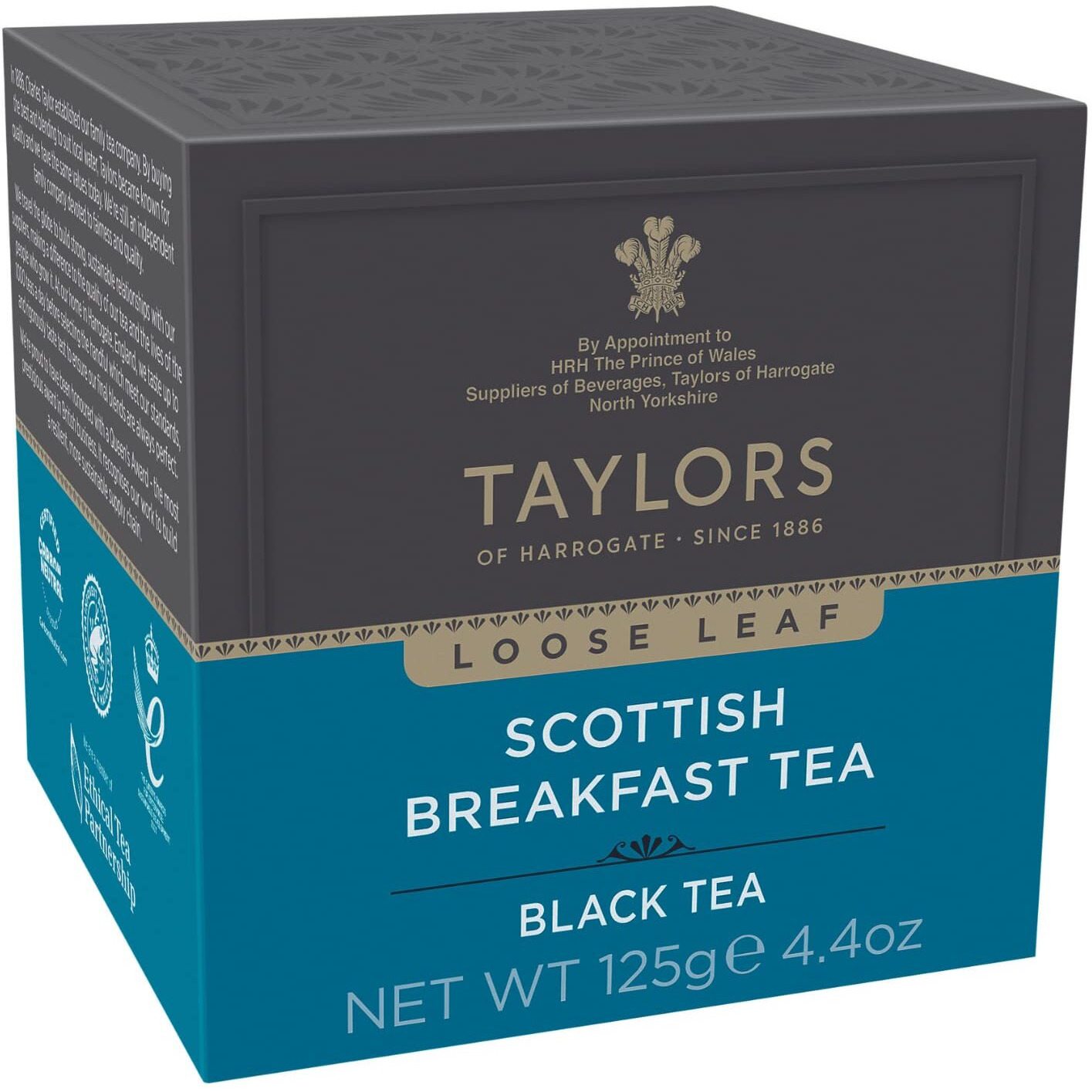 Taylors Of Harrogate Scottish Breakfast Loose Leaf, 4.41 Ounce Carton (Pack Of 6)