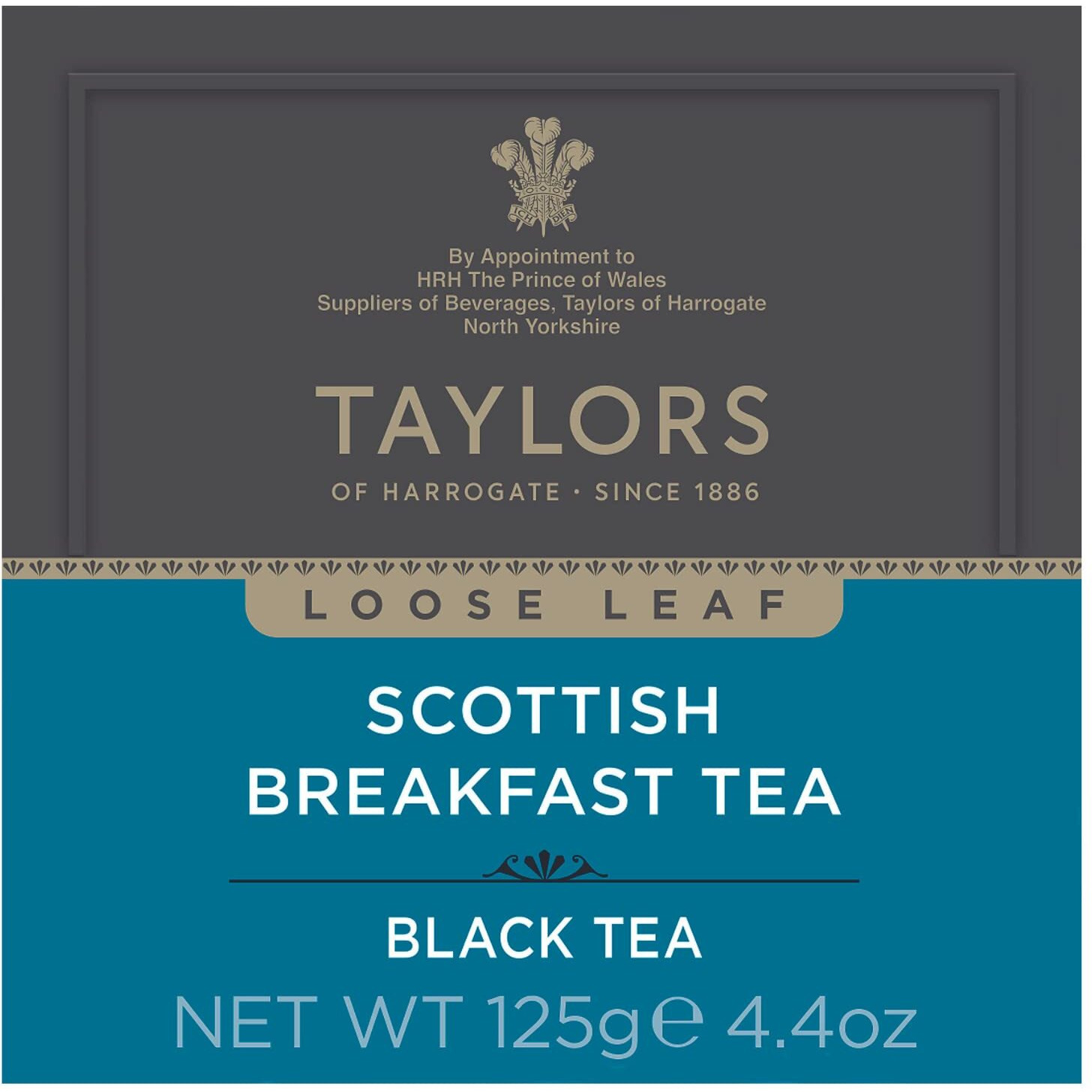 Taylors Of Harrogate Scottish Breakfast Loose Leaf, 4.41 Ounce Carton (Pack Of 6)