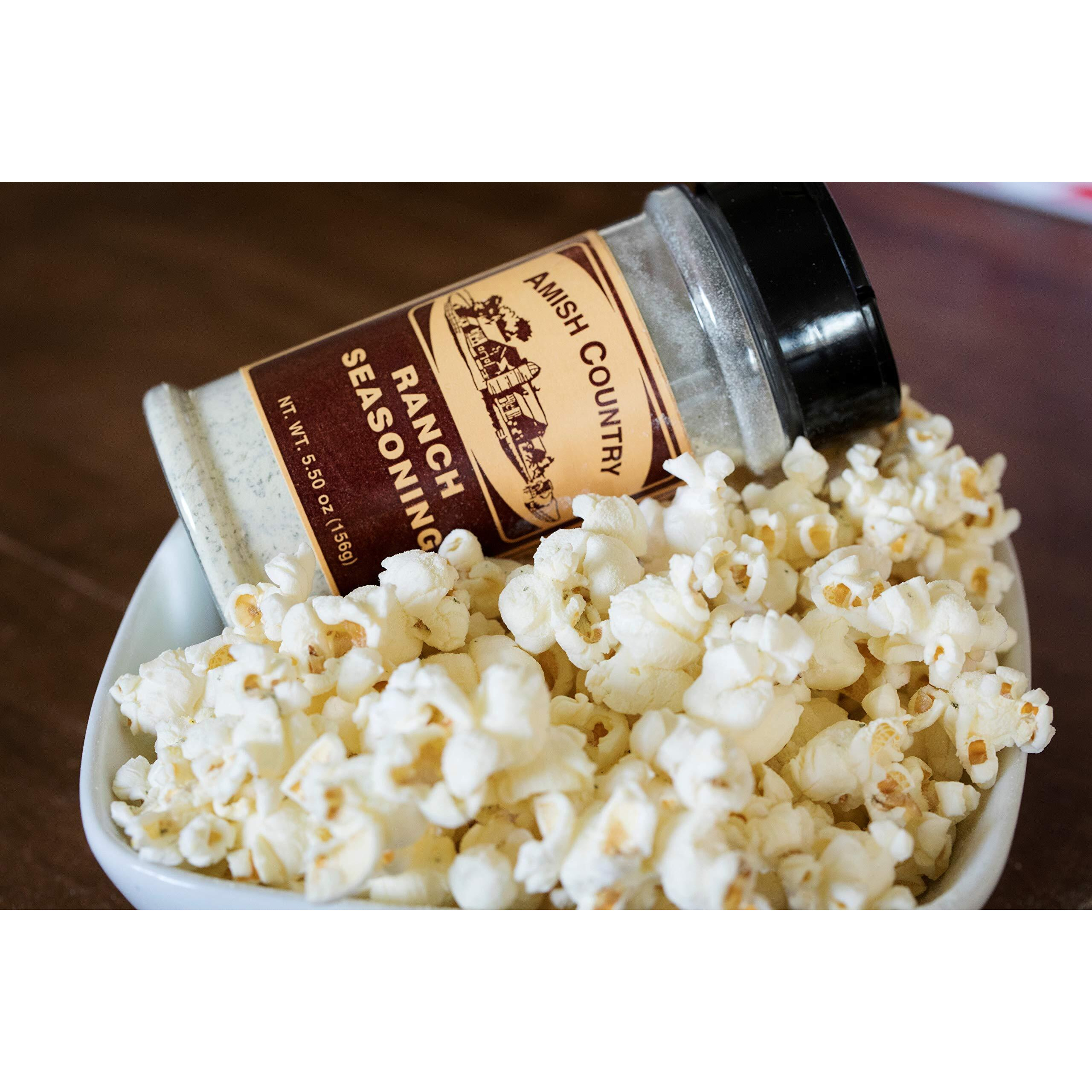 Amish Country Popcorn | Seasoning Variety Pack | Ballpark Style Buttersalt - 6 Oz And Ranch - 5.5 Oz Popcorn Seasoning | Old Fashioned, Non-Gmo And Gluten Free