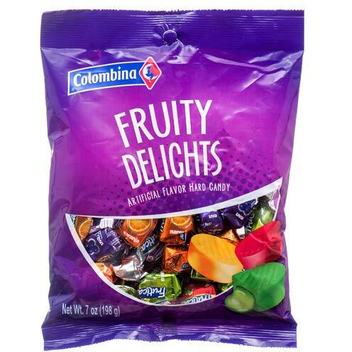 Colombina Fruity Delights (Fruticas Surtidas) Hard Candy, 0.7 Ounces Bag