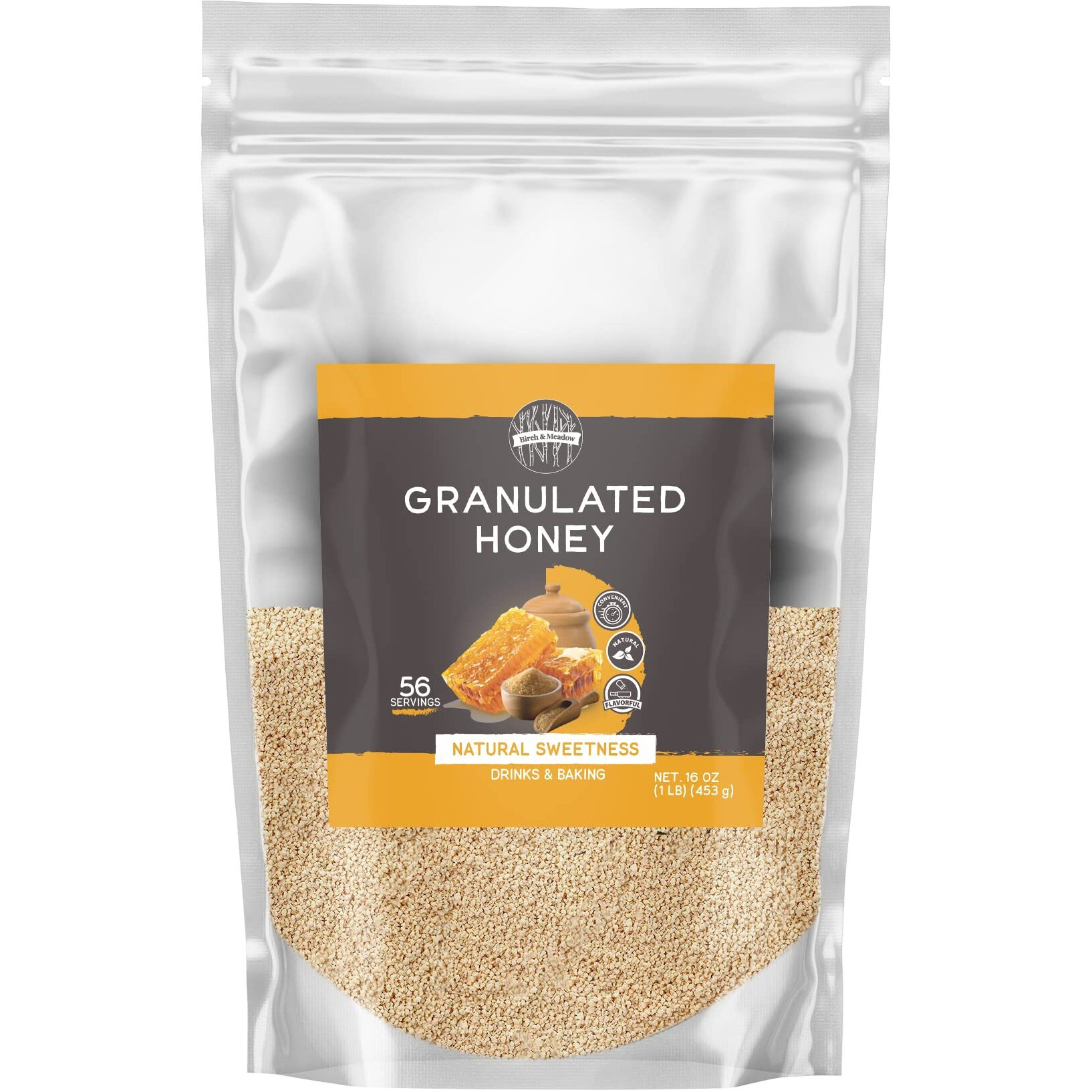 Birch & Meadow Granulated Honey (1 Lb)