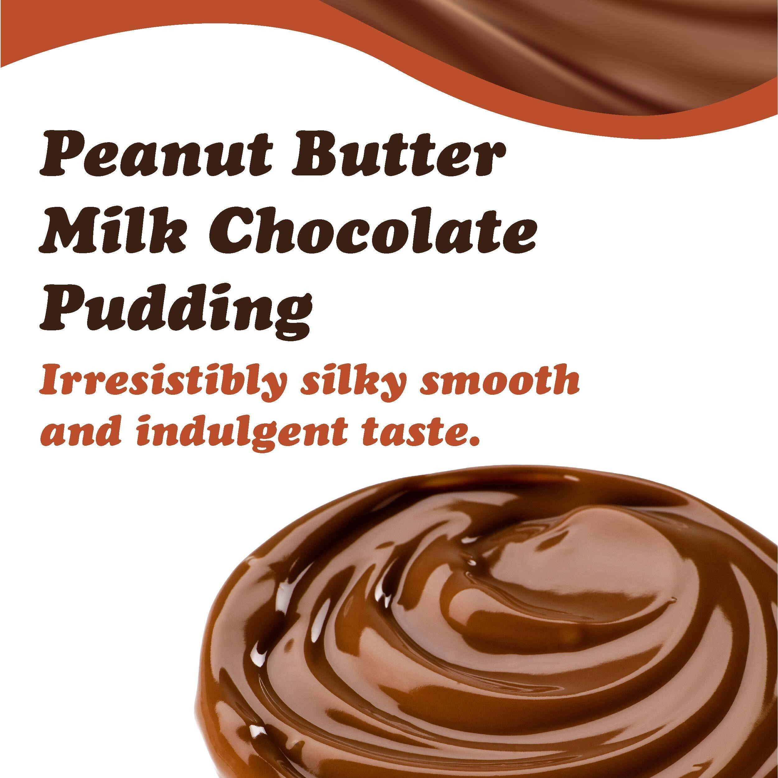 Dove Pudding Mix, 3.34 Oz. Box (12 Pack), Peanut Butter Milk Chocolate - Rich Indulgent Pudding Mix And Pie Filling, 4 Servings Per Box, Kosher, Peanut-Free Dessert Mix