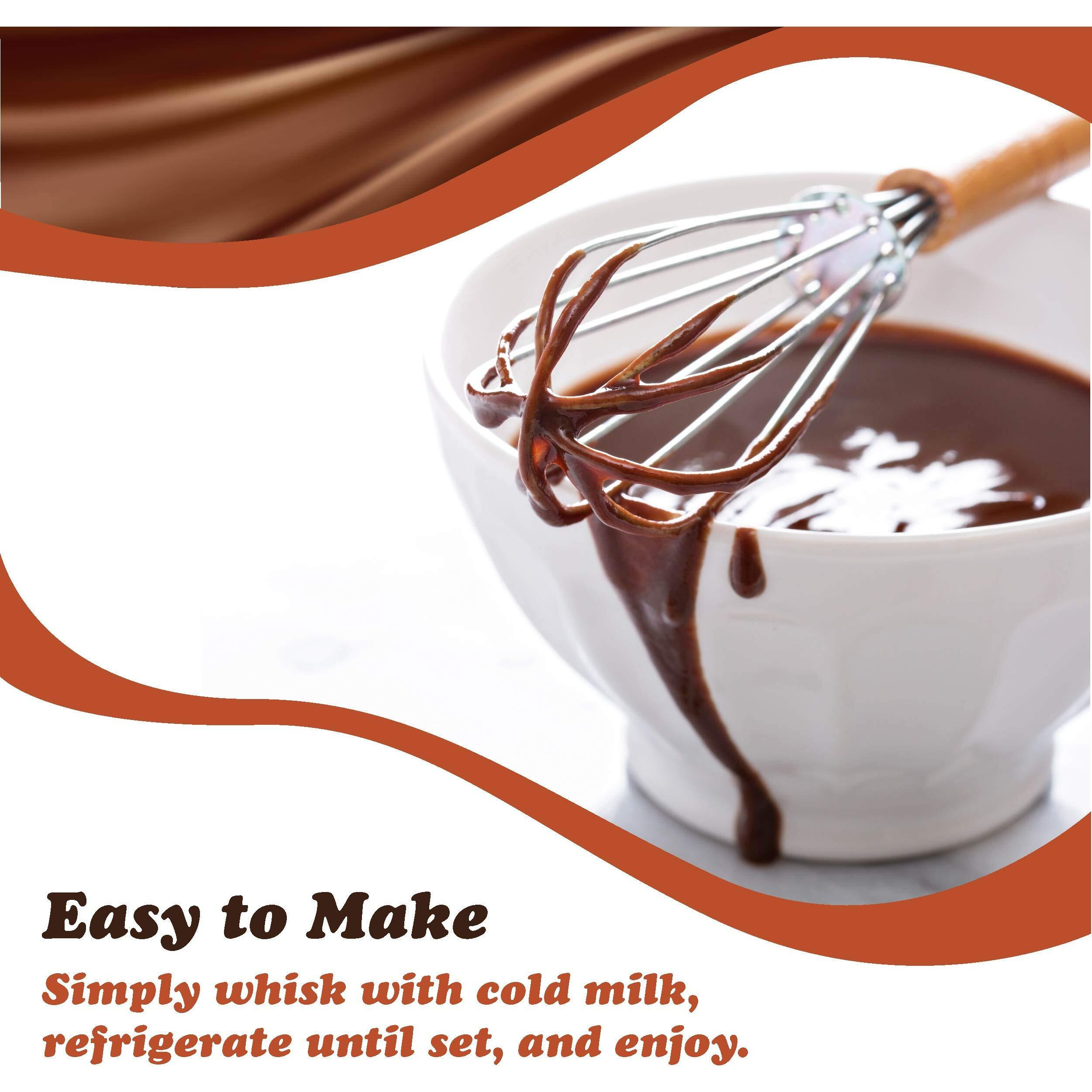 Dove Pudding Mix, 3.34 Oz. Box (12 Pack), Peanut Butter Milk Chocolate - Rich Indulgent Pudding Mix And Pie Filling, 4 Servings Per Box, Kosher, Peanut-Free Dessert Mix