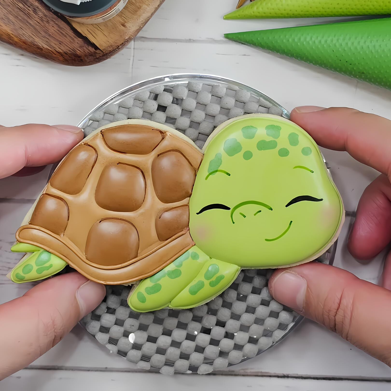 Enco Food Coloring Gel Lime Green 8.8 Oz (250G) Concentrated, Vegan