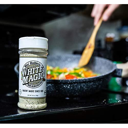 Mis Rubins Magic Seasoning Variety Pack - Black Magic, White Magic, Creole Magic, Fish Seasoning | Gourmet Spices Gift Set | All Purpose Seasoning Pack | Multipack Seasoning Set 1X4 (5Oz * 4)