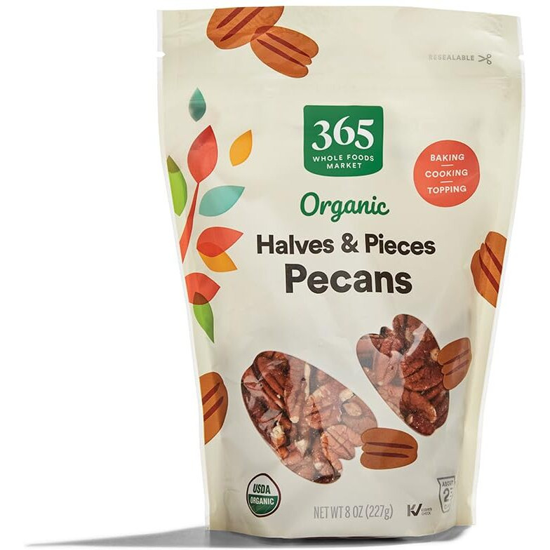 365 By Whole Foods Market, Pecan Halves Organic, 8 Ounce