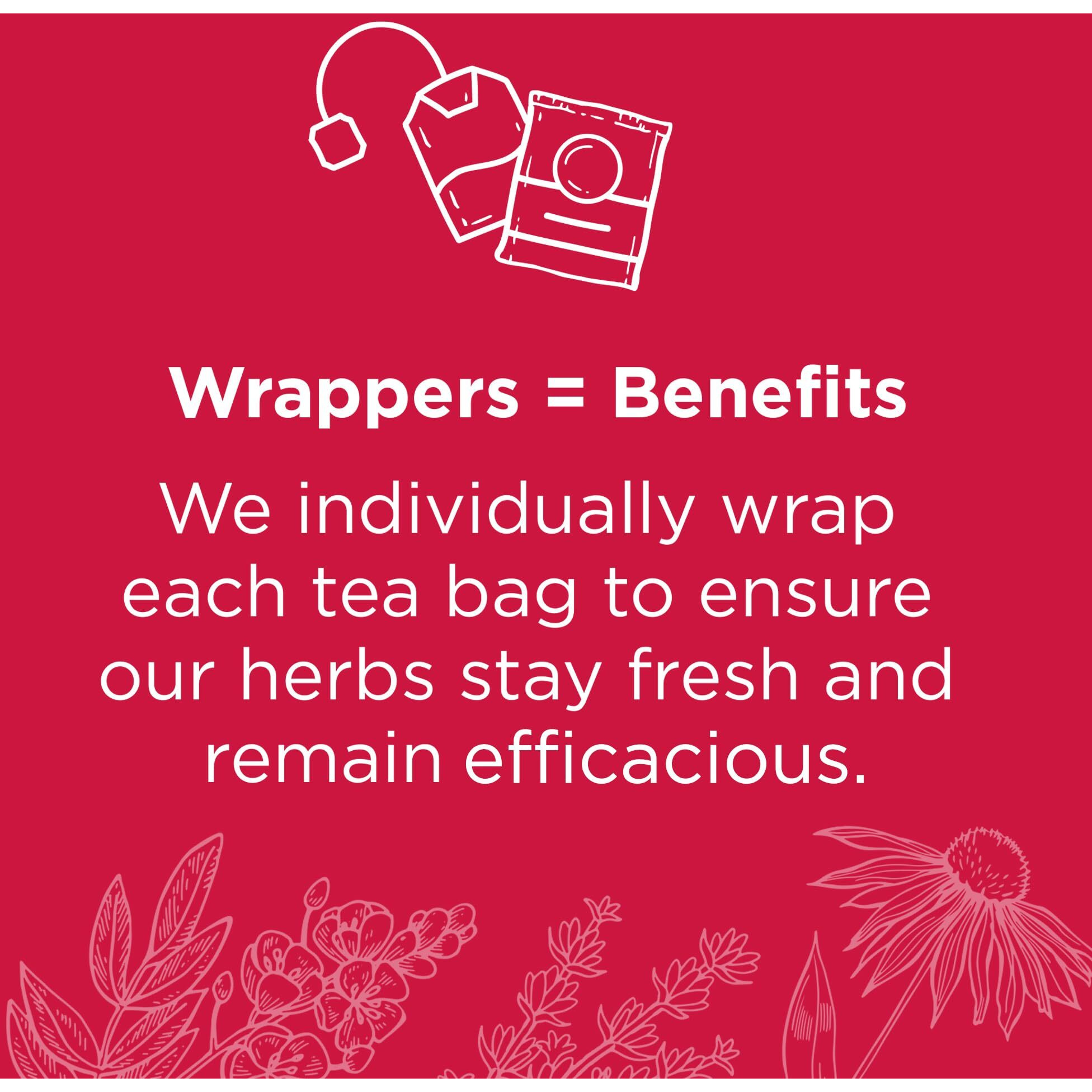 Traditional Medicinals Tea, Organic Throat Coat, Supports Throat Health, 48 Tea Bags