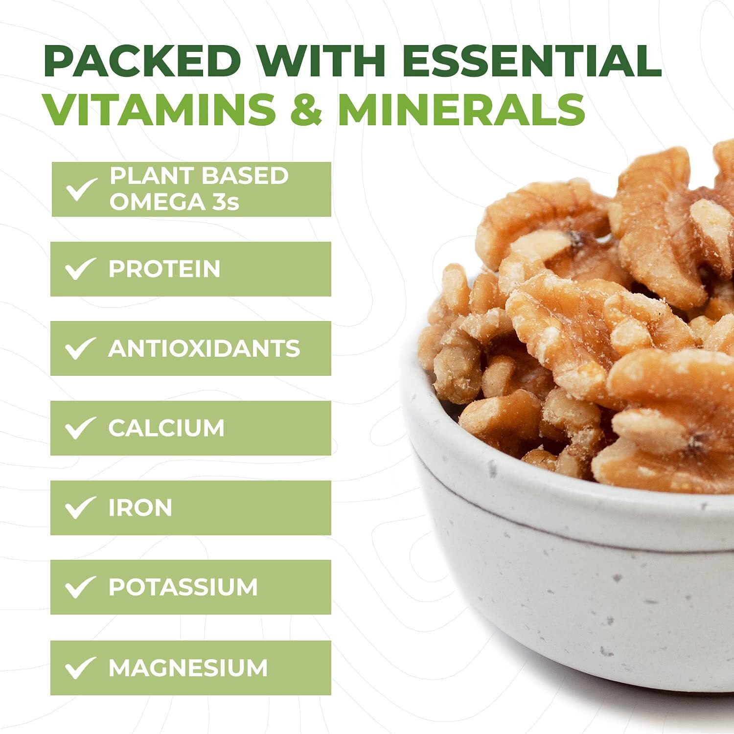 Beyond Nature Organic Raw Walnuts - Unsalted 2 Pound (32 Oz) Vacuum Sealed, Non Gmo, No Salt, Low Carb, Keto Friendly & Vegan Snack