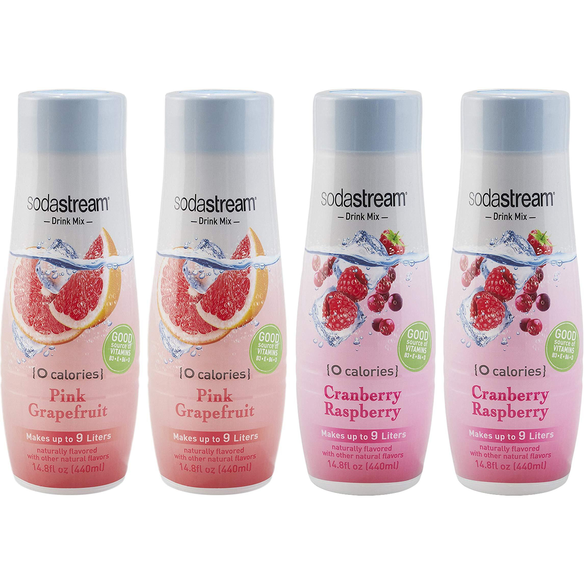 Sodastream Sodastream Zeros Variety Pack Drink Mixes, 14.8 Fl. Oz., Pack Of 4, 14.8 Oz