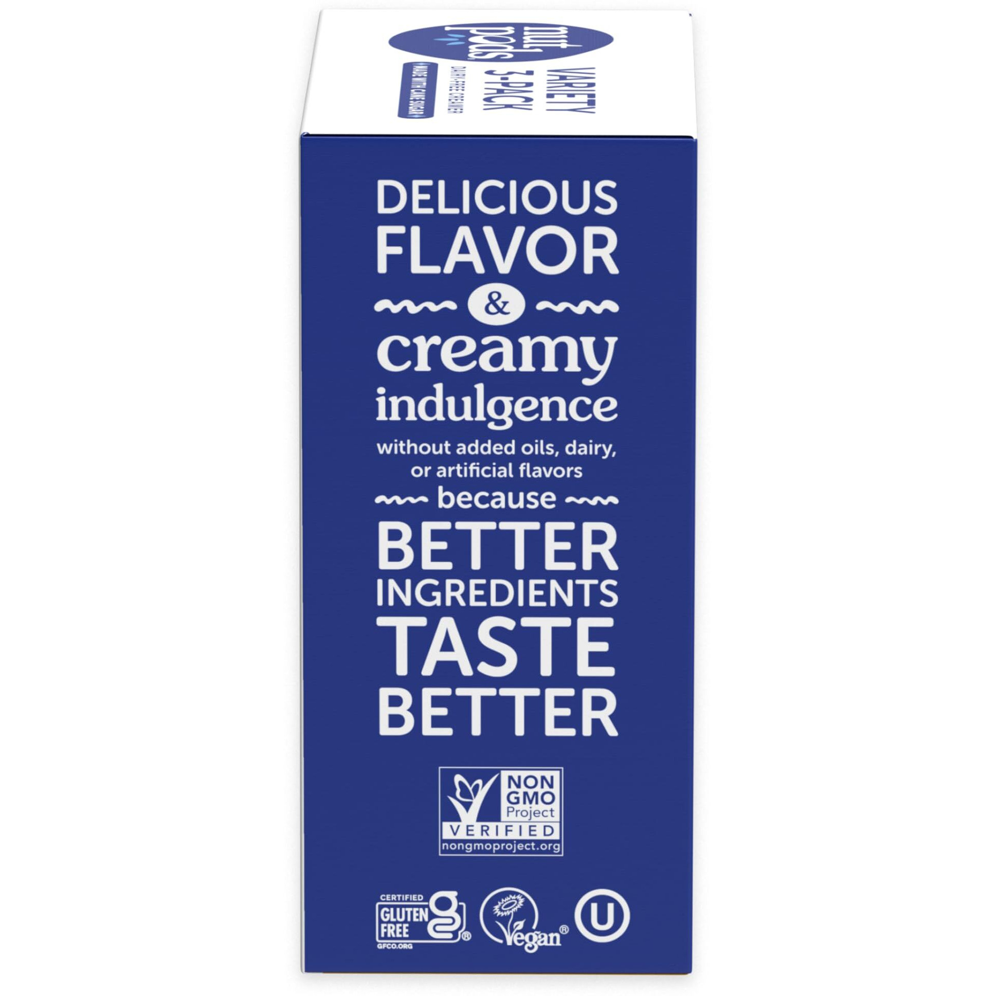 Nutpods Variety Pack Coffee Creamer, Sweetened With Organic Cane Sugar, Made From Almonds And Coconuts, Gluten Free, Non-Gmo, Vegan, Kosher (3-Pack)