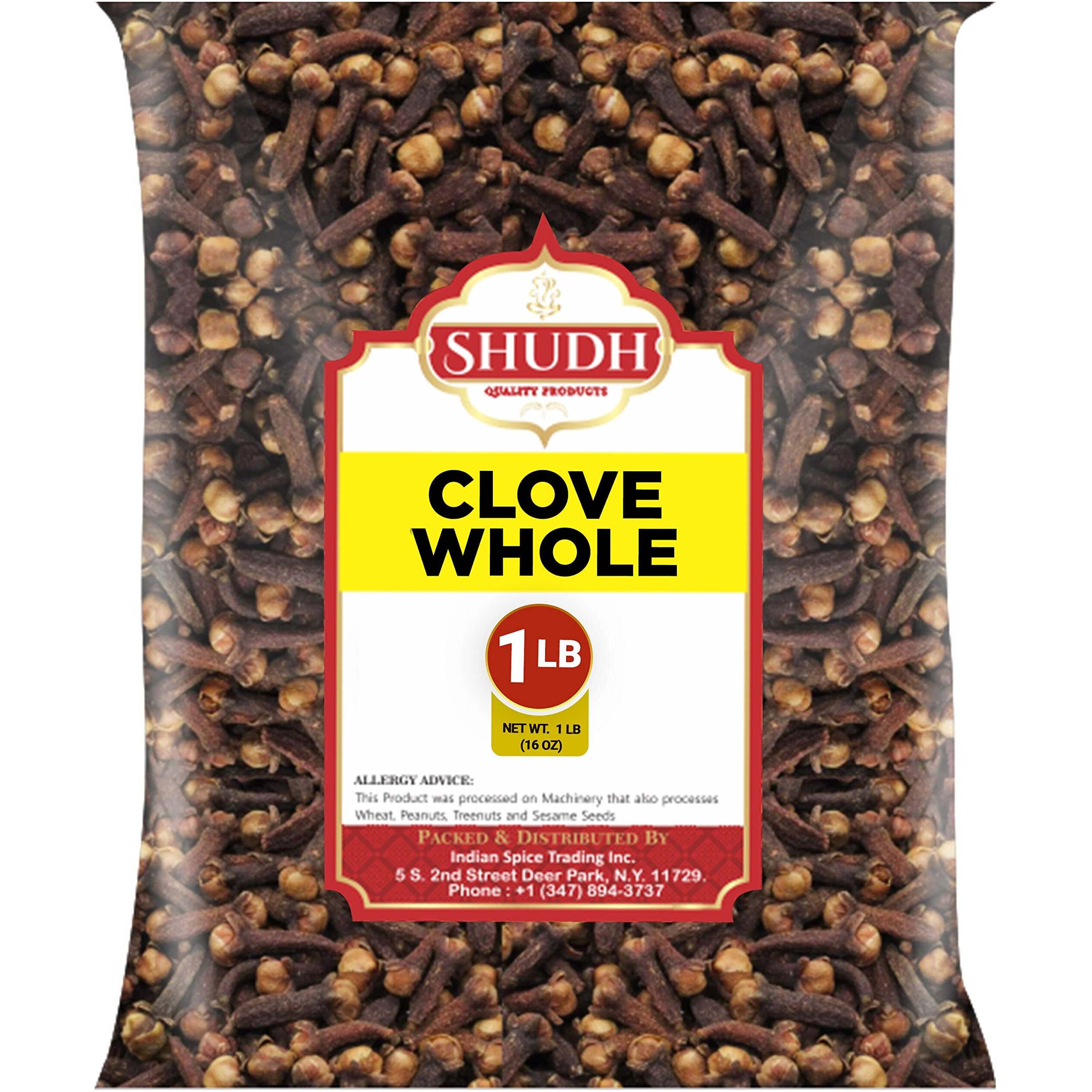Indian Spice Clove Whole 1 Lb | 16 Oz | Laung | Great For Food, Tea, Pomander Balls And Potpourri, Hand Selected, Spice ~ All Natural | Non-Gmo | Vegan | Gluten Friendly | Indian Origin