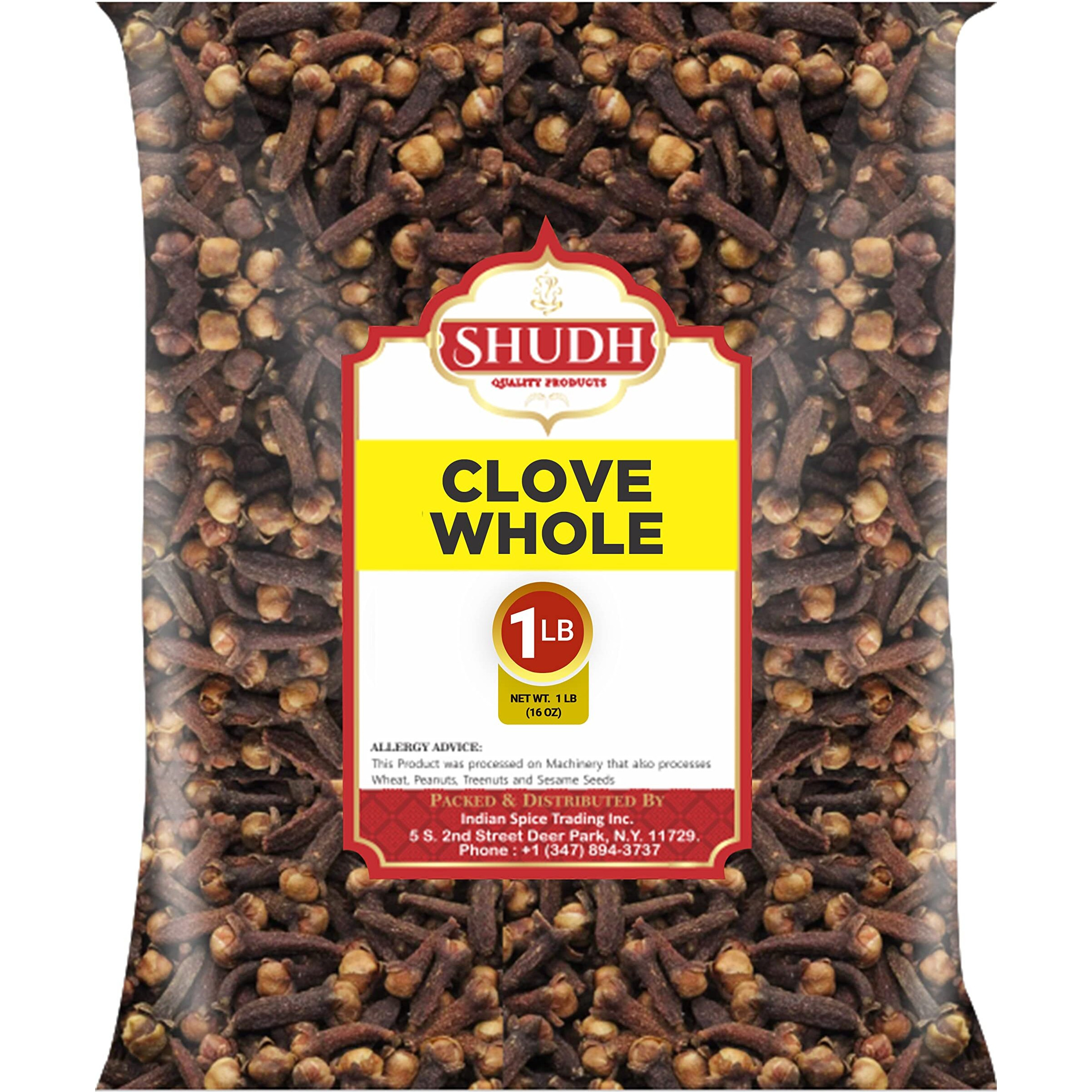 Indian Spice Clove Whole 1 Lb | 16 Oz | Laung | Great For Food, Tea, Pomander Balls And Potpourri, Hand Selected, Spice ~ All Natural | Non-Gmo | Vegan | Gluten Friendly | Indian Origin